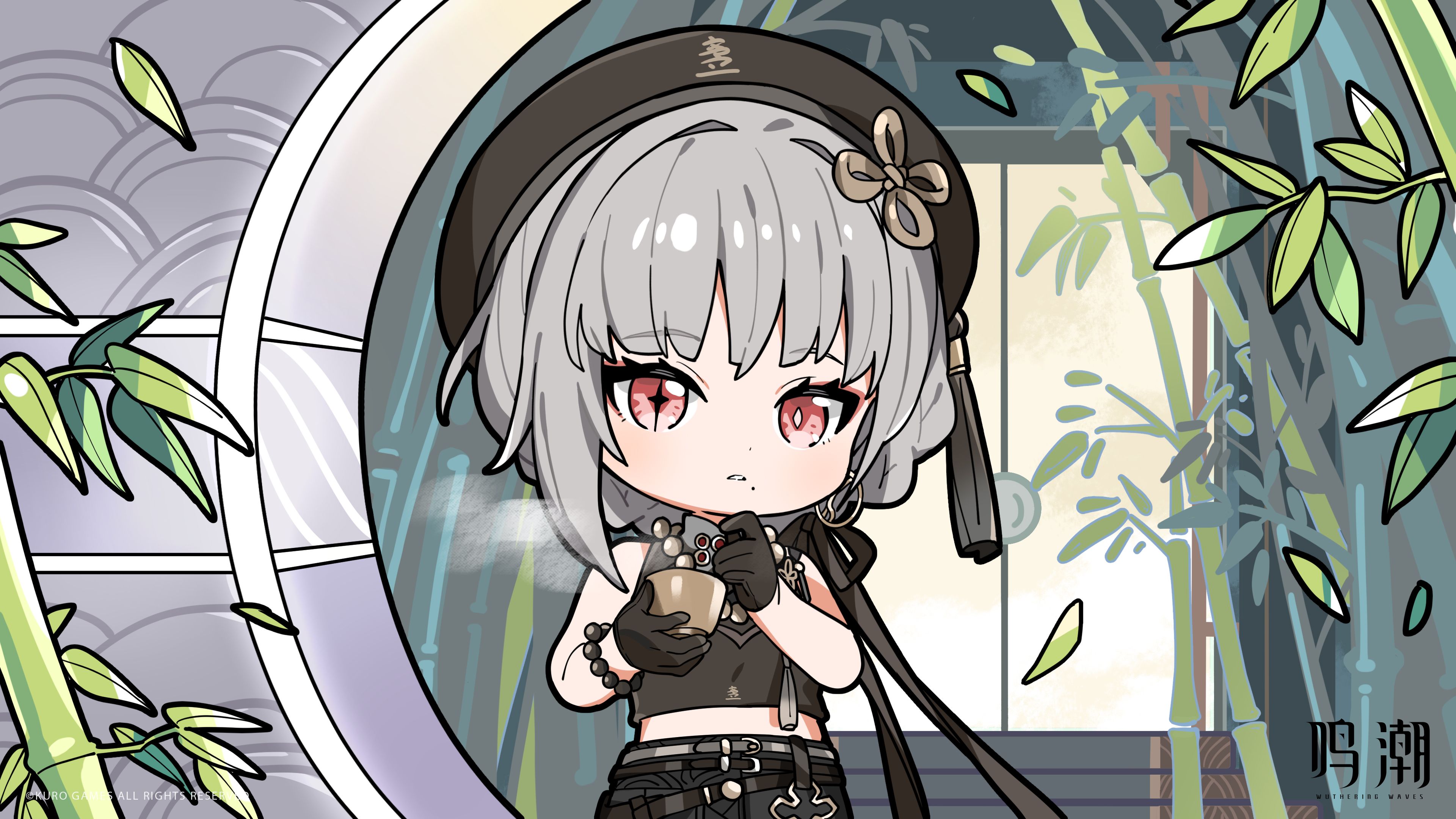 鸣潮官网社媒活动高清电脑壁纸-卡通漫画壁纸-散华,第1张