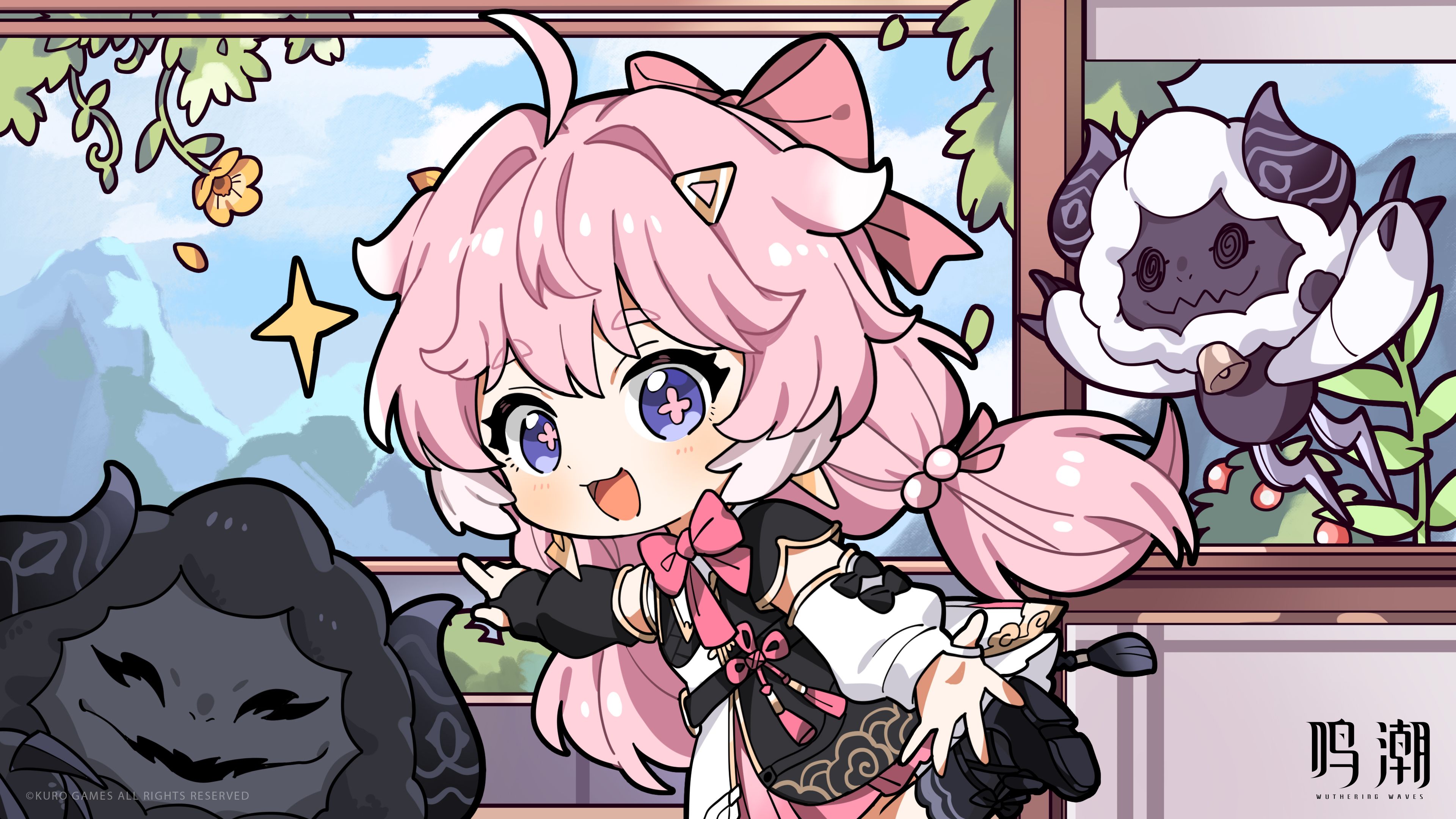 鸣潮官网社媒活动高清电脑壁纸-卡通漫画壁纸-安可,第1张