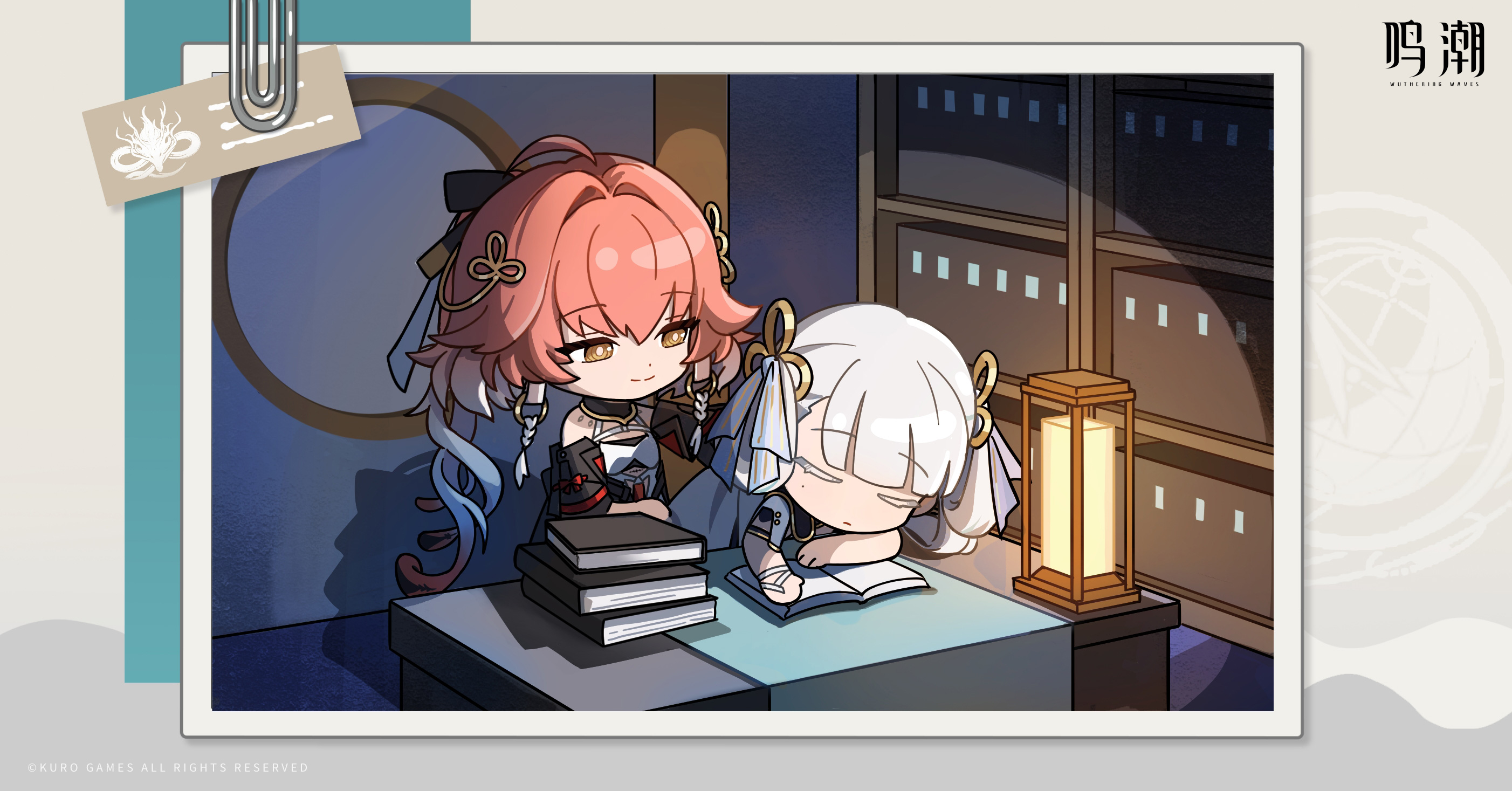 鸣潮官网社媒活动高清电脑壁纸-卡通漫画壁纸-今汐的日常,第6张