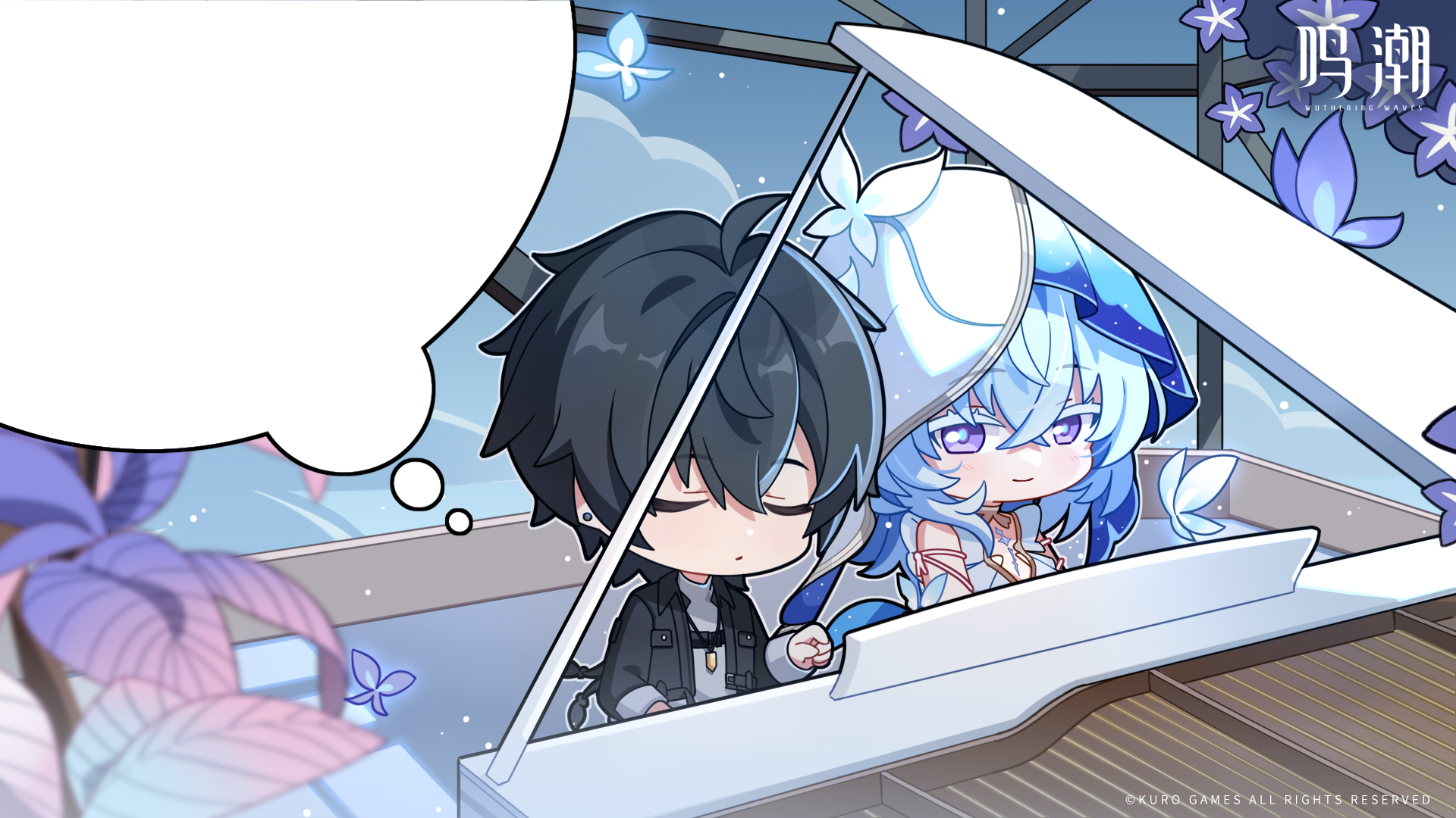 鸣潮官网社媒活动高清电脑壁纸-卡通漫画壁纸-角色日常,第1张