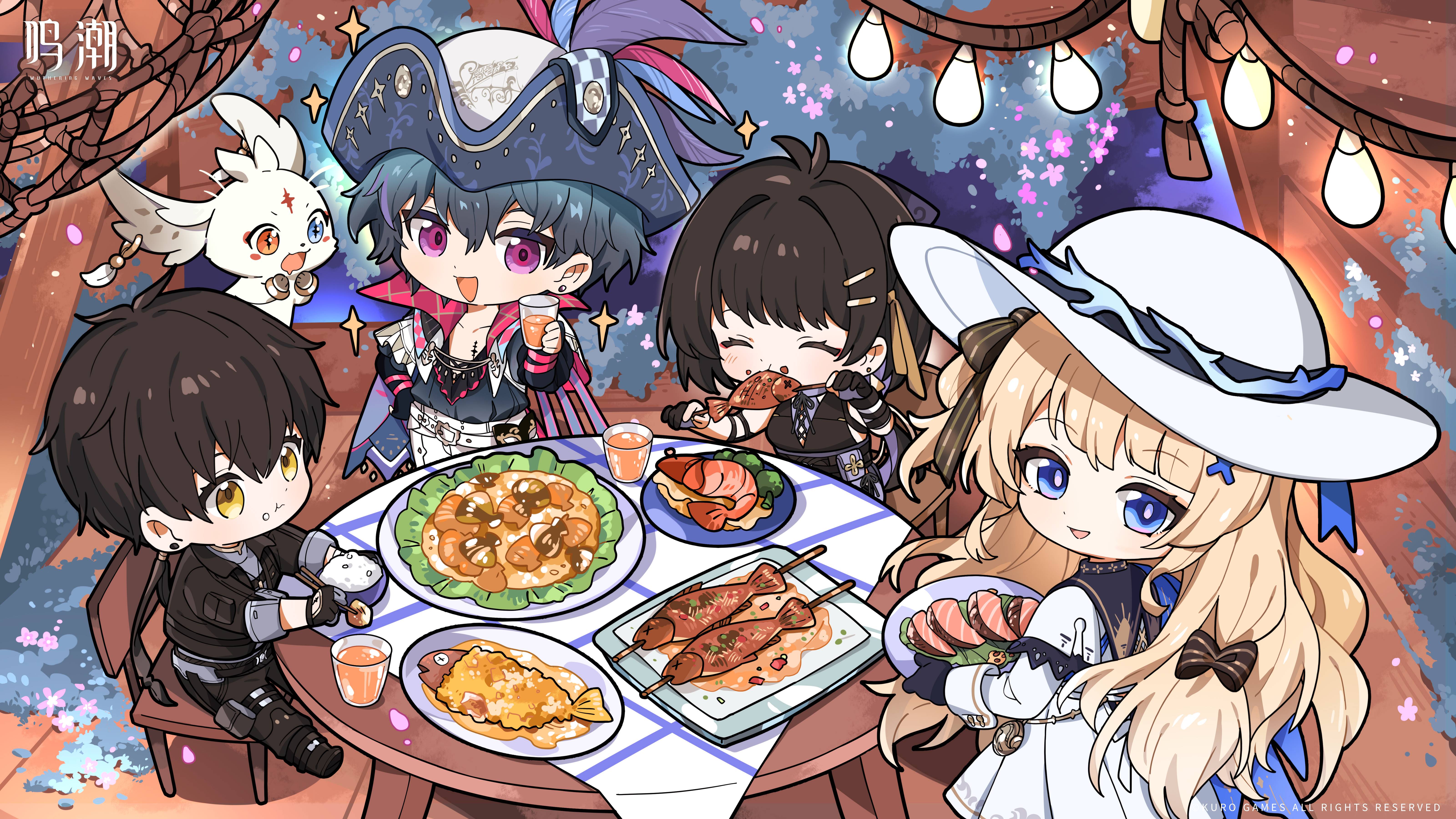 鸣潮官网社媒活动高清电脑壁纸-卡通漫画壁纸-收获满满,第1张