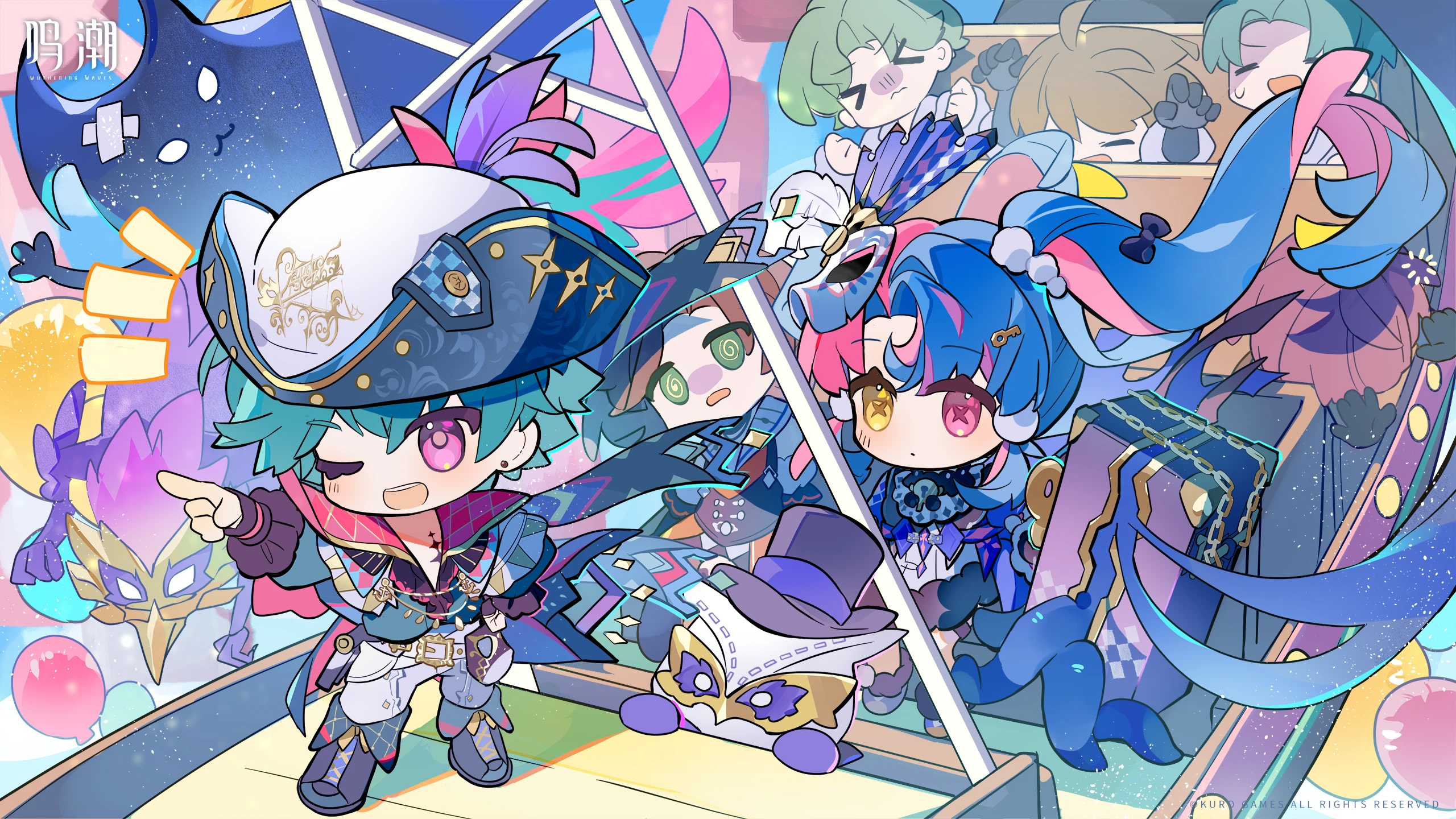 鸣潮官网社媒活动高清电脑壁纸-卡通漫画壁纸-航向确定,第1张