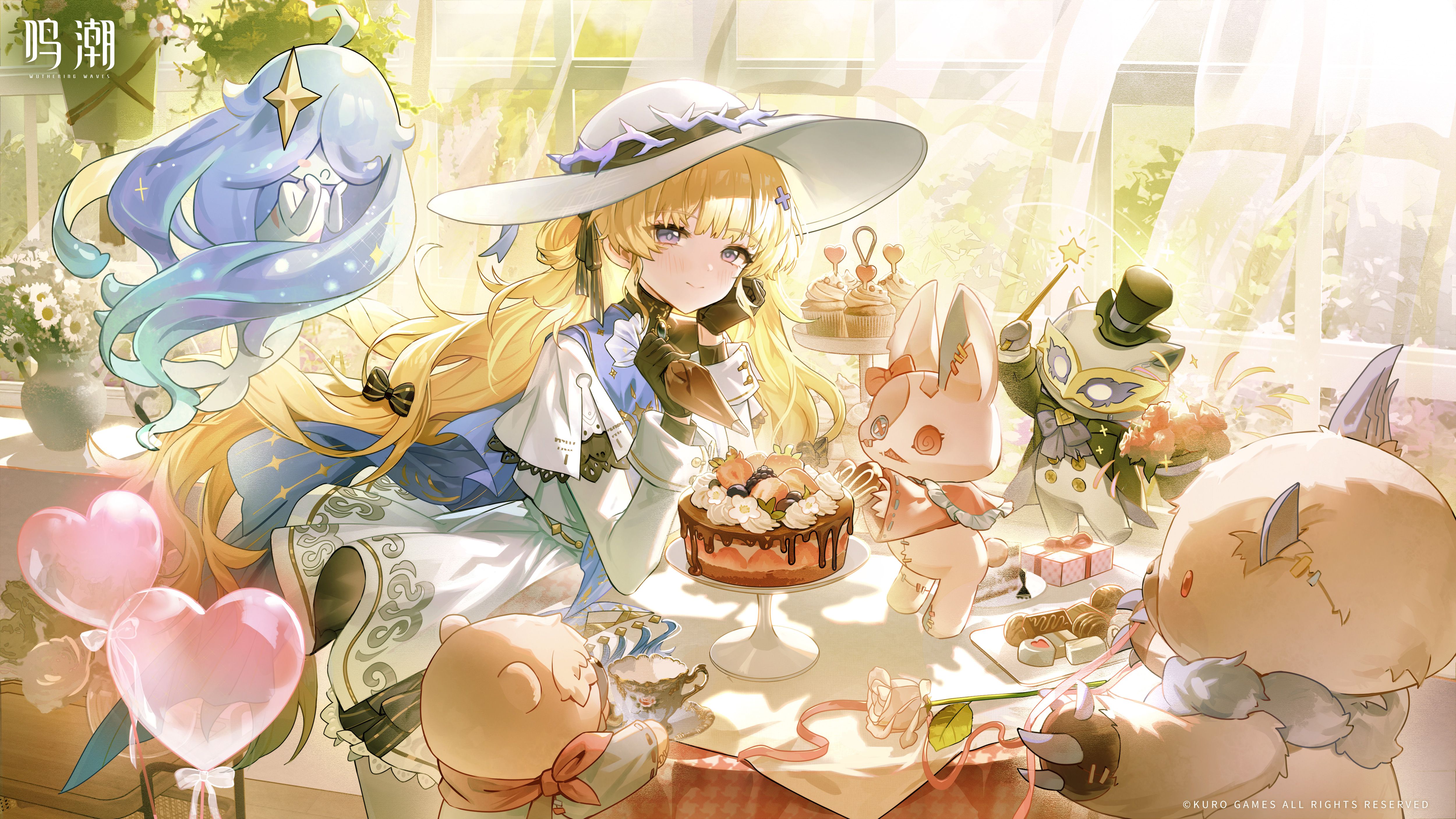 鸣潮官网社媒活动高清电脑壁纸桌面-情人节,第1张