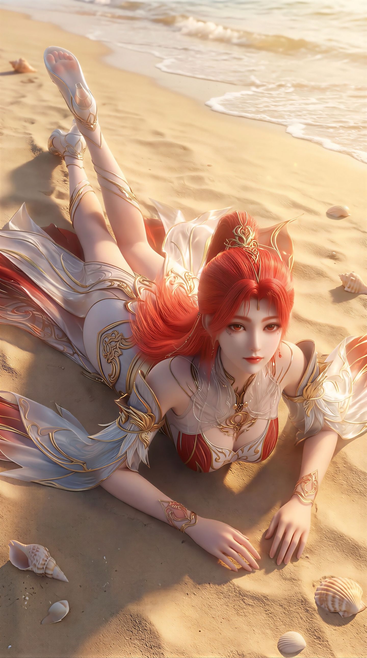 火允儿国漫女神美女 百炼成神壁纸,第1张