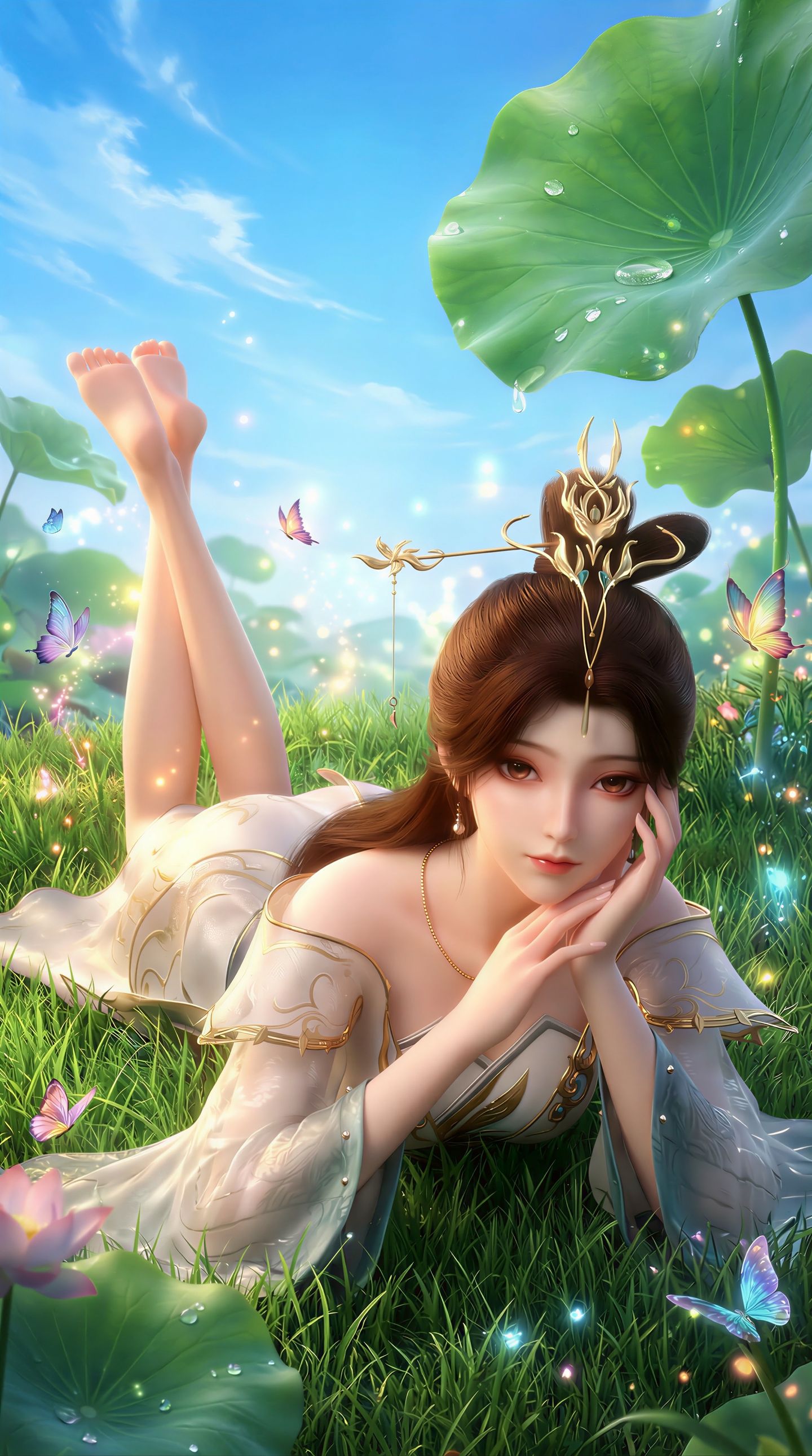 前台侍女，小财迷吧。国漫女神 百炼成神,第2张