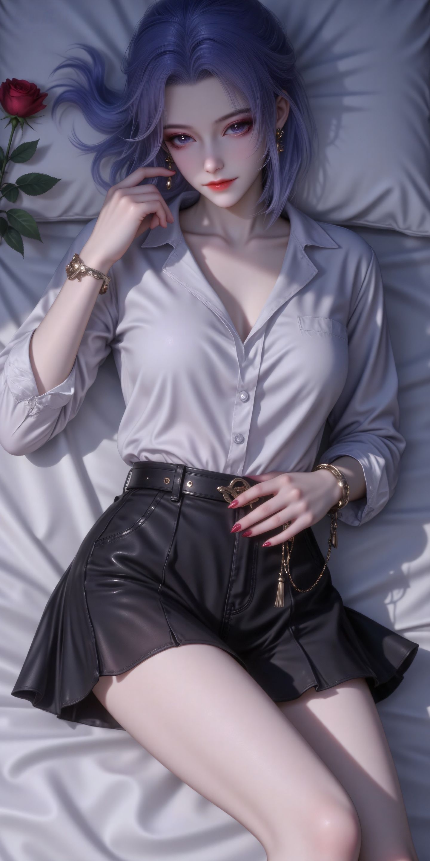 御姐云霄仙子壁纸 师兄啊师兄国漫女神美女 现代穿搭小皮裙子,第2张