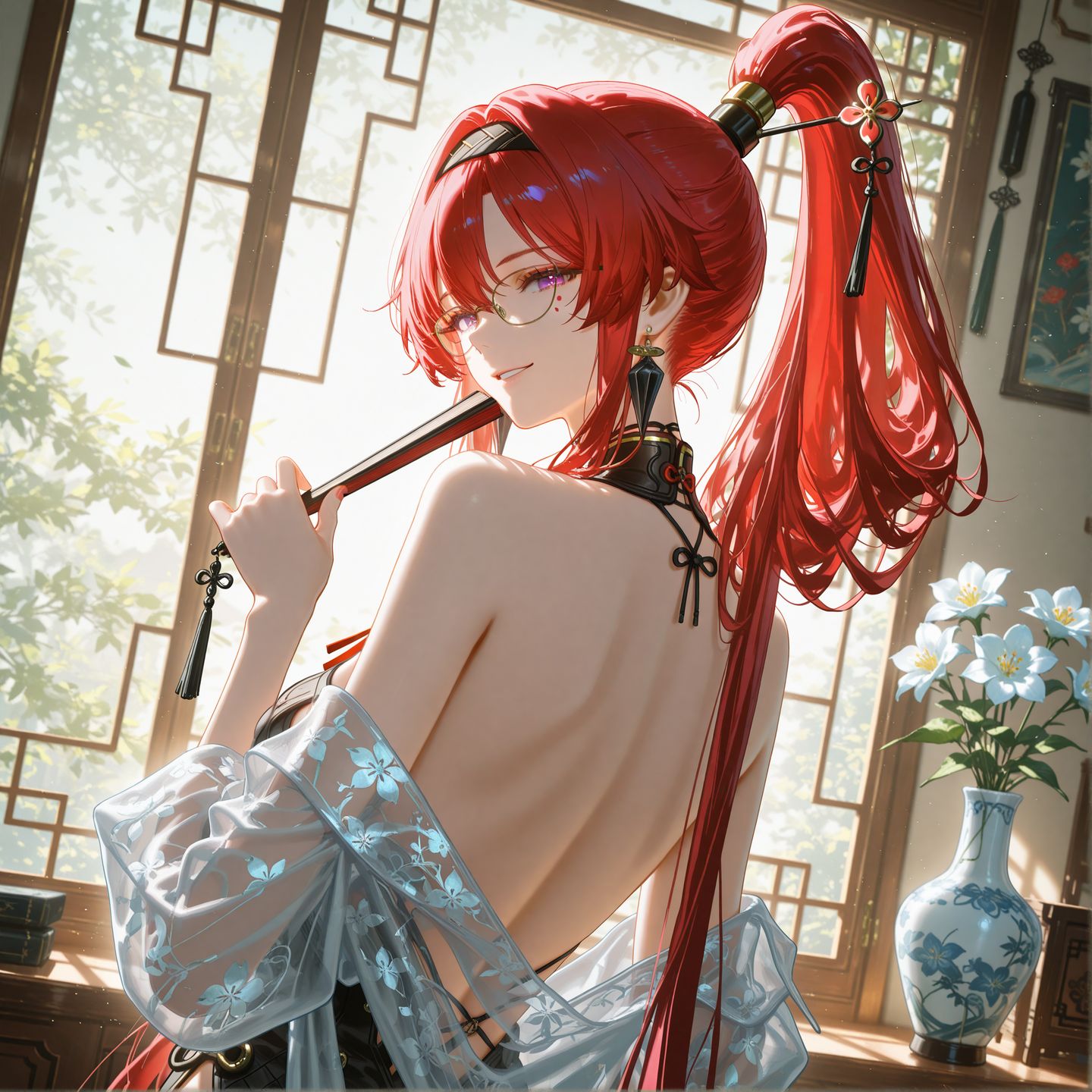 头像，这背不纹个声痕说不过去了。长离 坎特蕾拉 弗洛洛 赞妮 露背,第5张