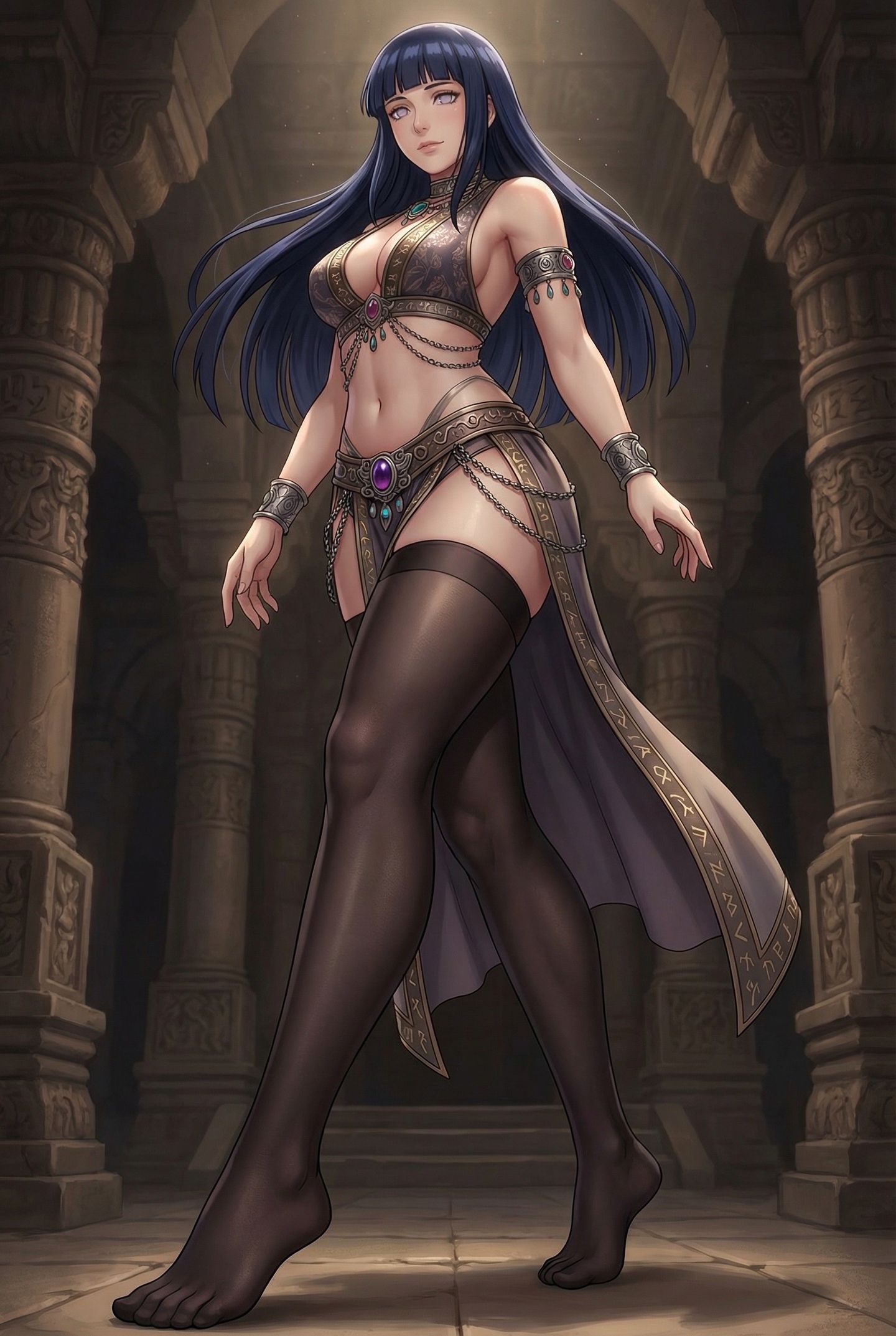 火影忍者全员埃及大冒险。异域风情 小樱 雏田 纲手... 黑丝袜裤袜,第1张