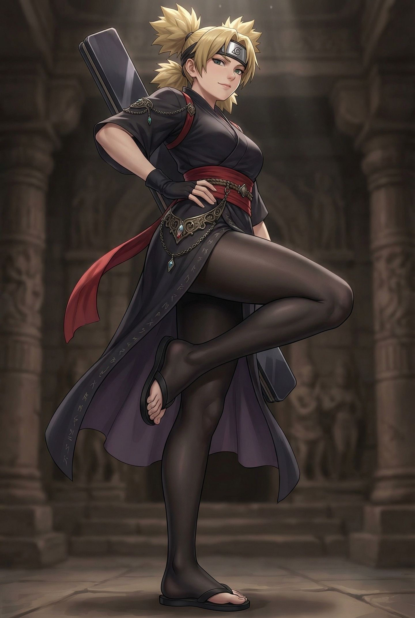 火影忍者全员埃及大冒险。异域风情 小樱 雏田 纲手... 黑丝袜裤袜,第6张