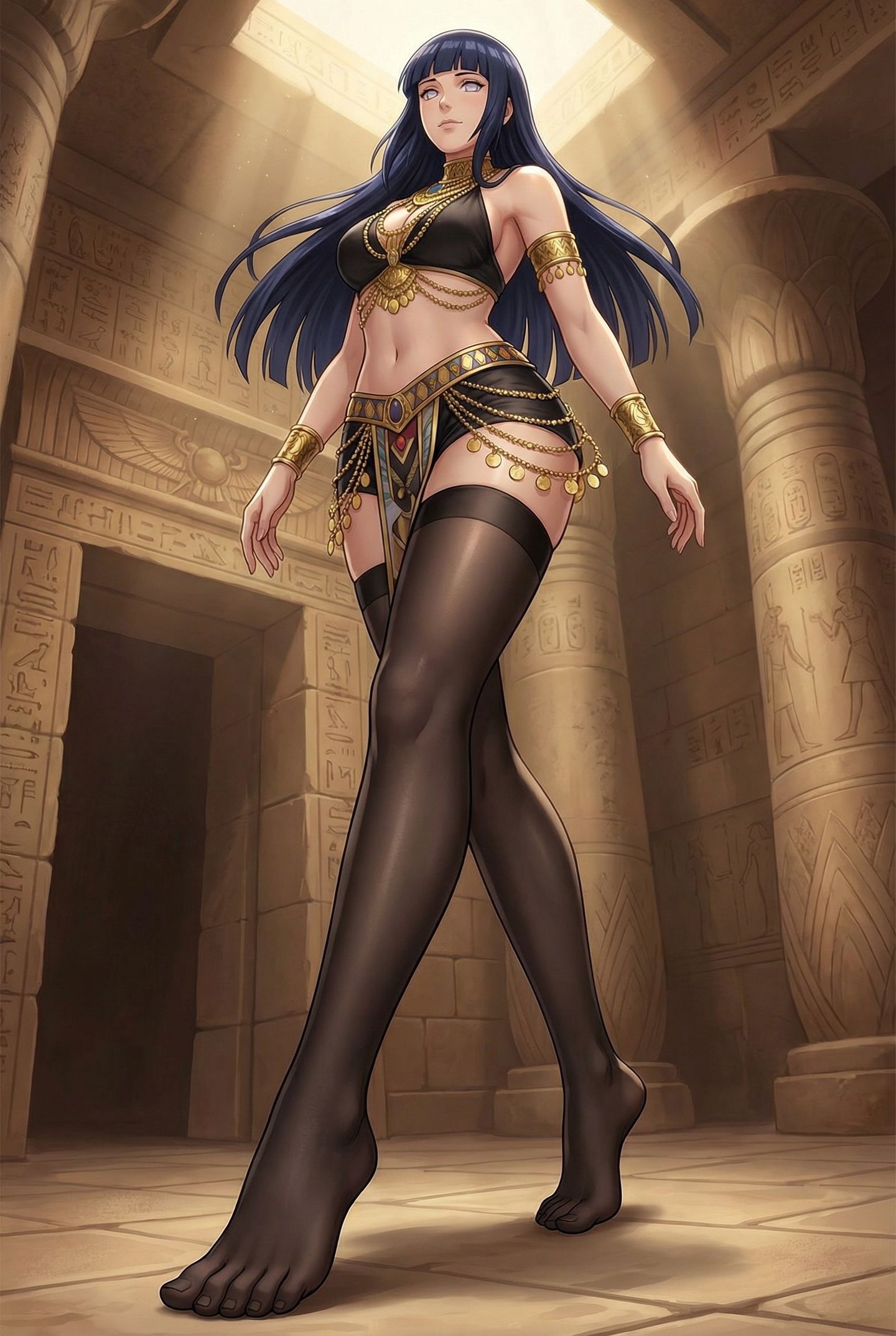 火影忍者全员埃及大冒险。异域风情 小樱 雏田 纲手... 黑丝袜裤袜,第11张