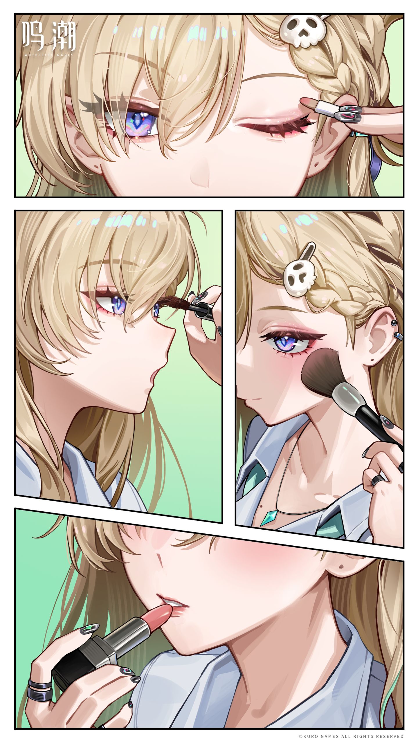 每天都能带着完美妆容出席早课的秘诀？游戏鸣潮琳奈,第1张