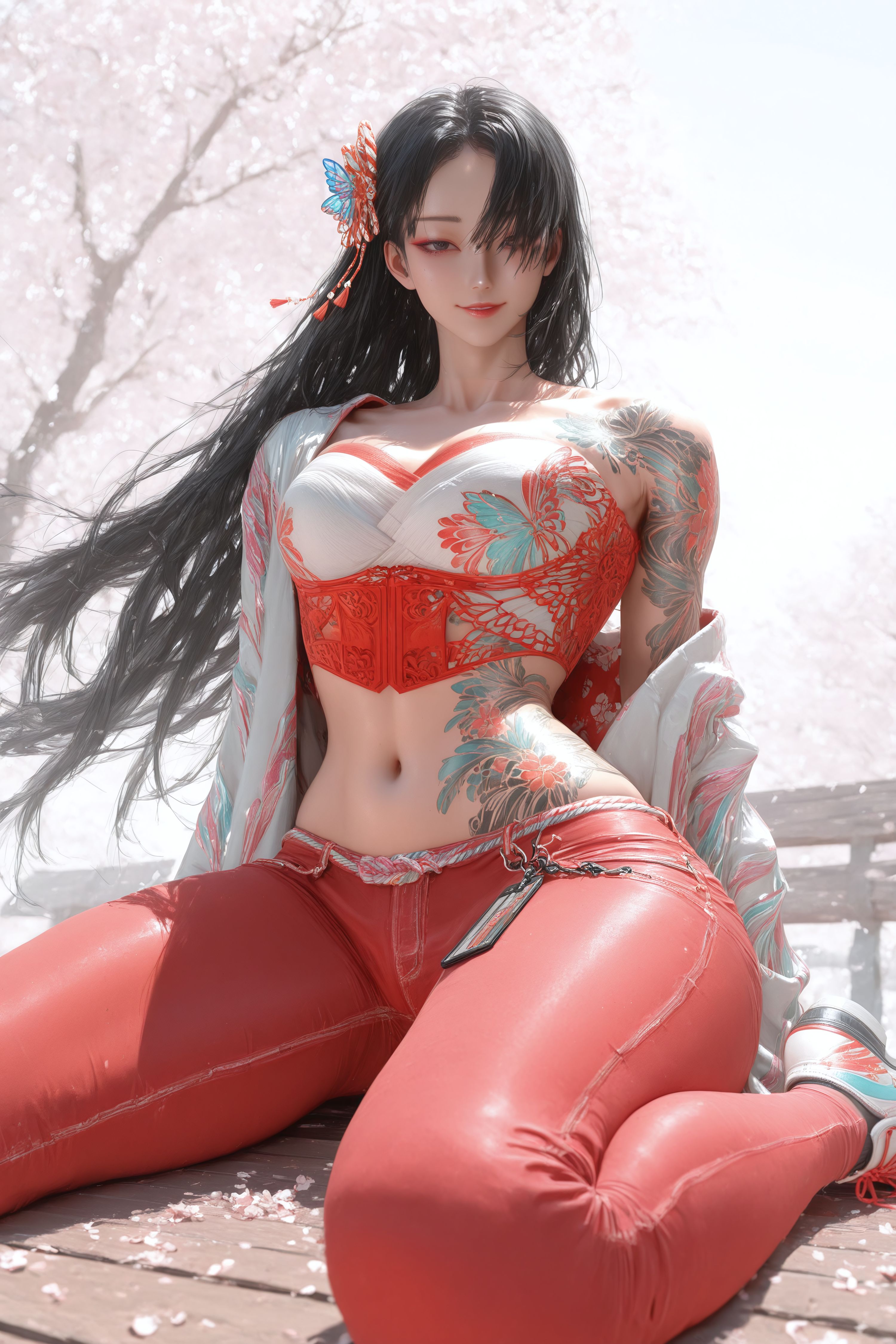 不知火舞-街霸6原皮，二次元游戏人物二创真人版,第1张