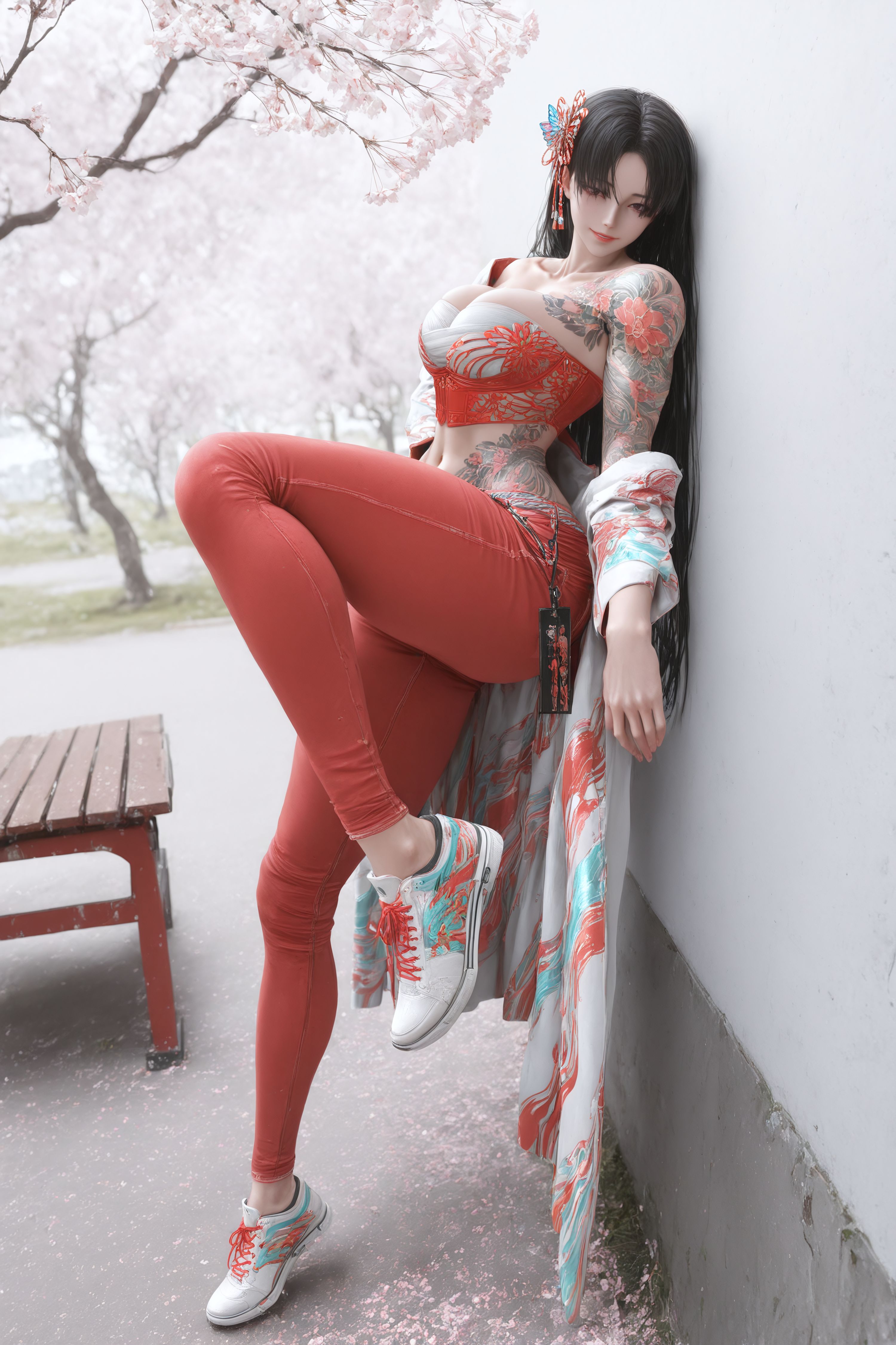 不知火舞-街霸6原皮，二次元游戏人物二创真人版,第3张