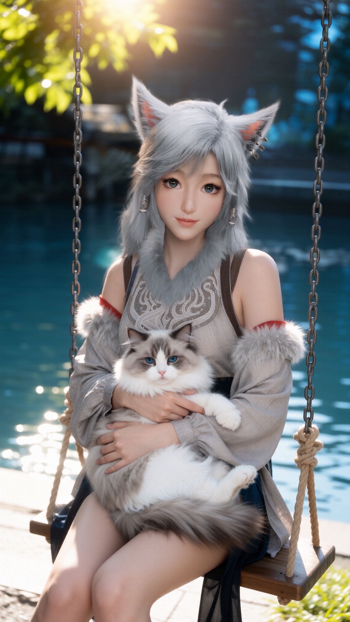 不一样的动漫世界-银月，国漫美女人物角色现代穿搭走进现实,第5张