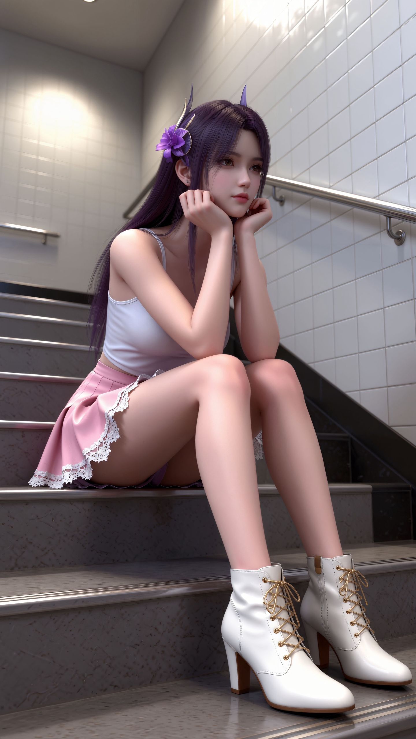 斗破苍穹写实真人版小医仙-国漫女神美女cosplay,第6张