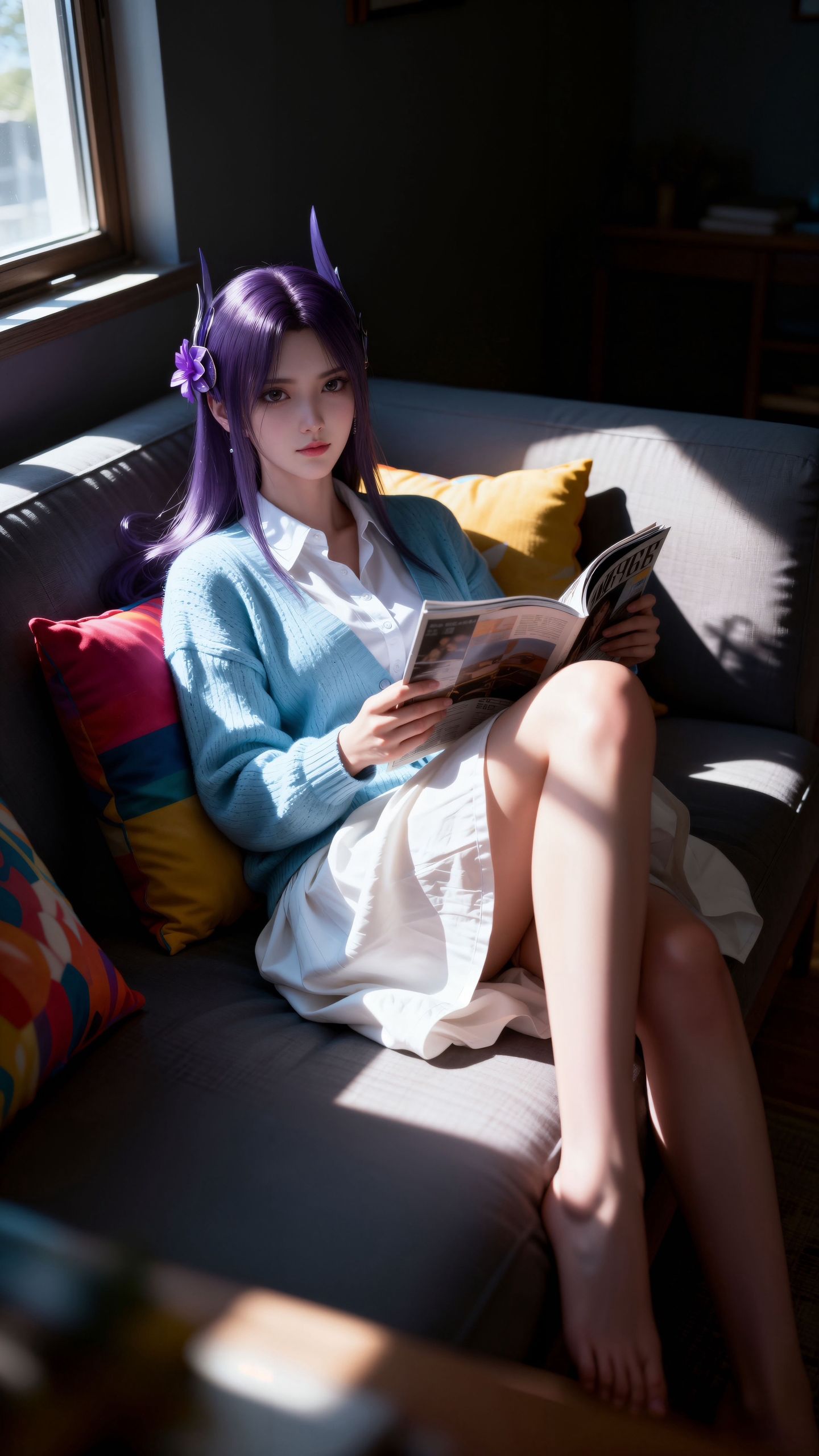斗破苍穹写实真人版小医仙-国漫女神美女cosplay,第4张