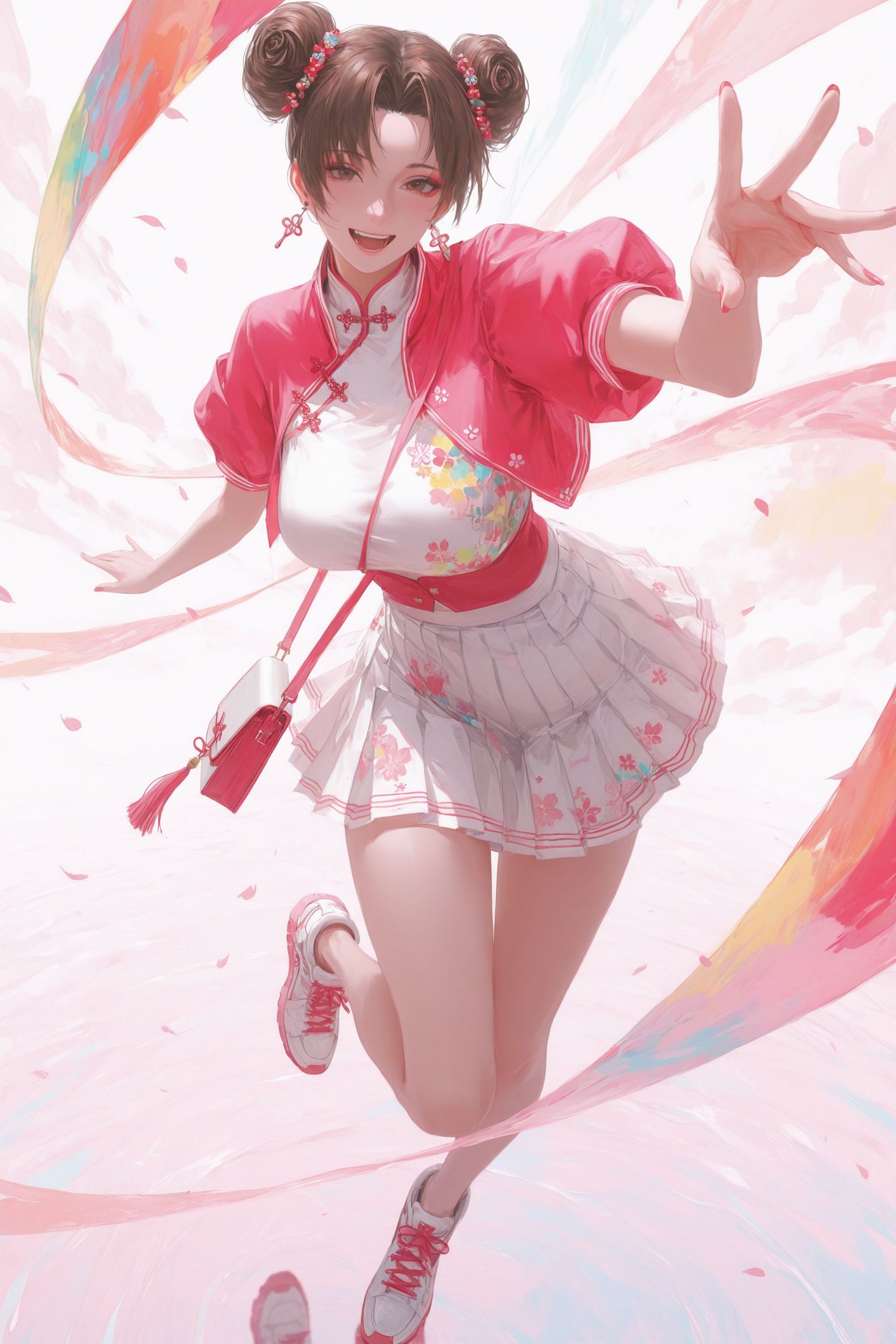 超甜天天啊，影忍者二次元动漫二创，调皮可爱粉色装主题,第2张