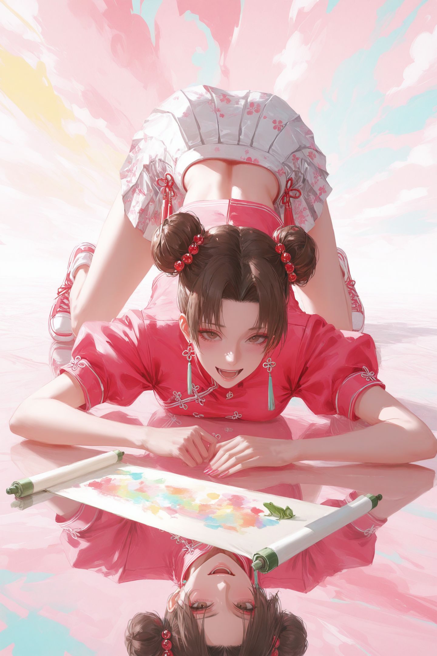 超甜天天啊，影忍者二次元动漫二创，调皮可爱粉色装主题,第7张