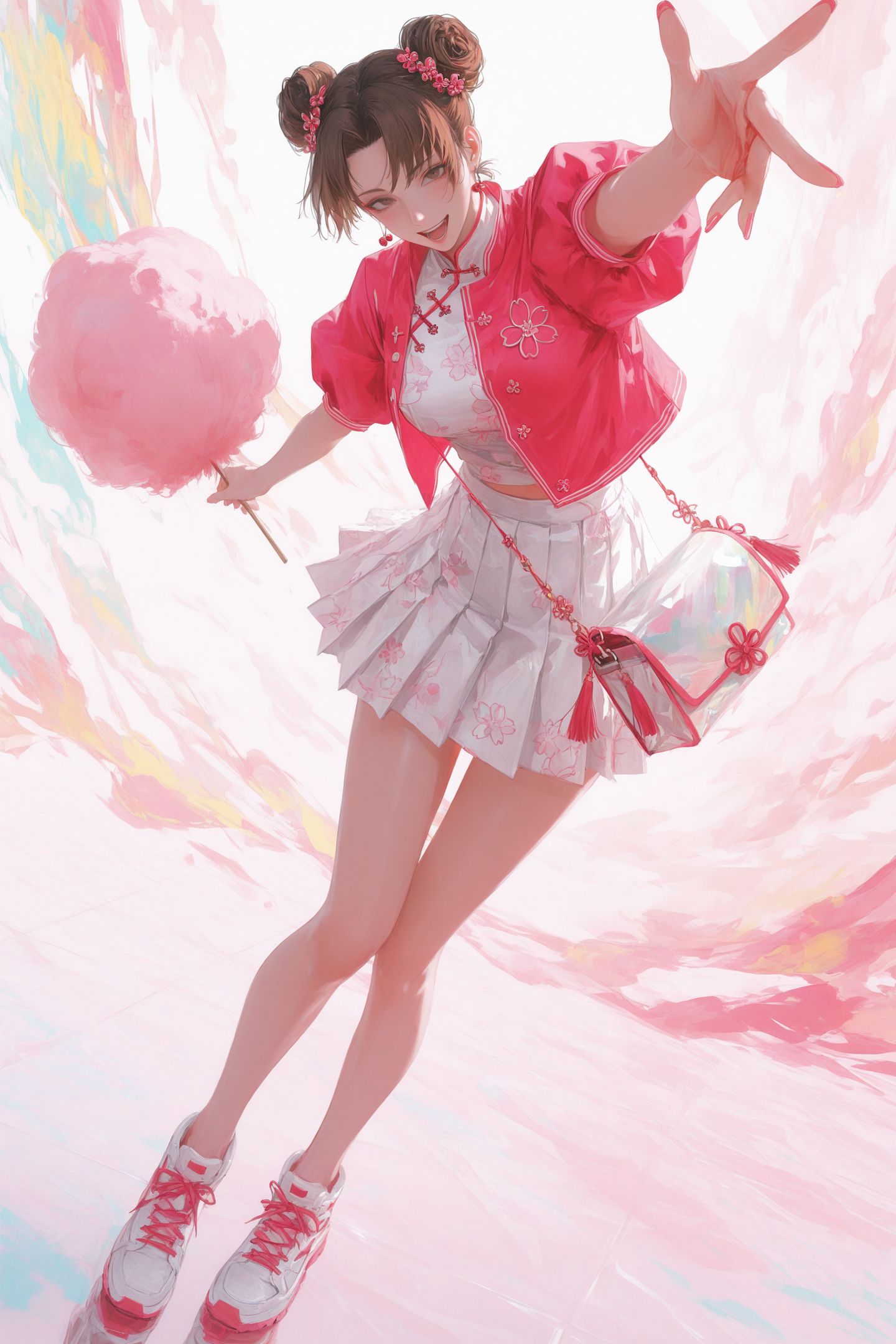 超甜天天啊，影忍者二次元动漫二创，调皮可爱粉色装主题,第8张