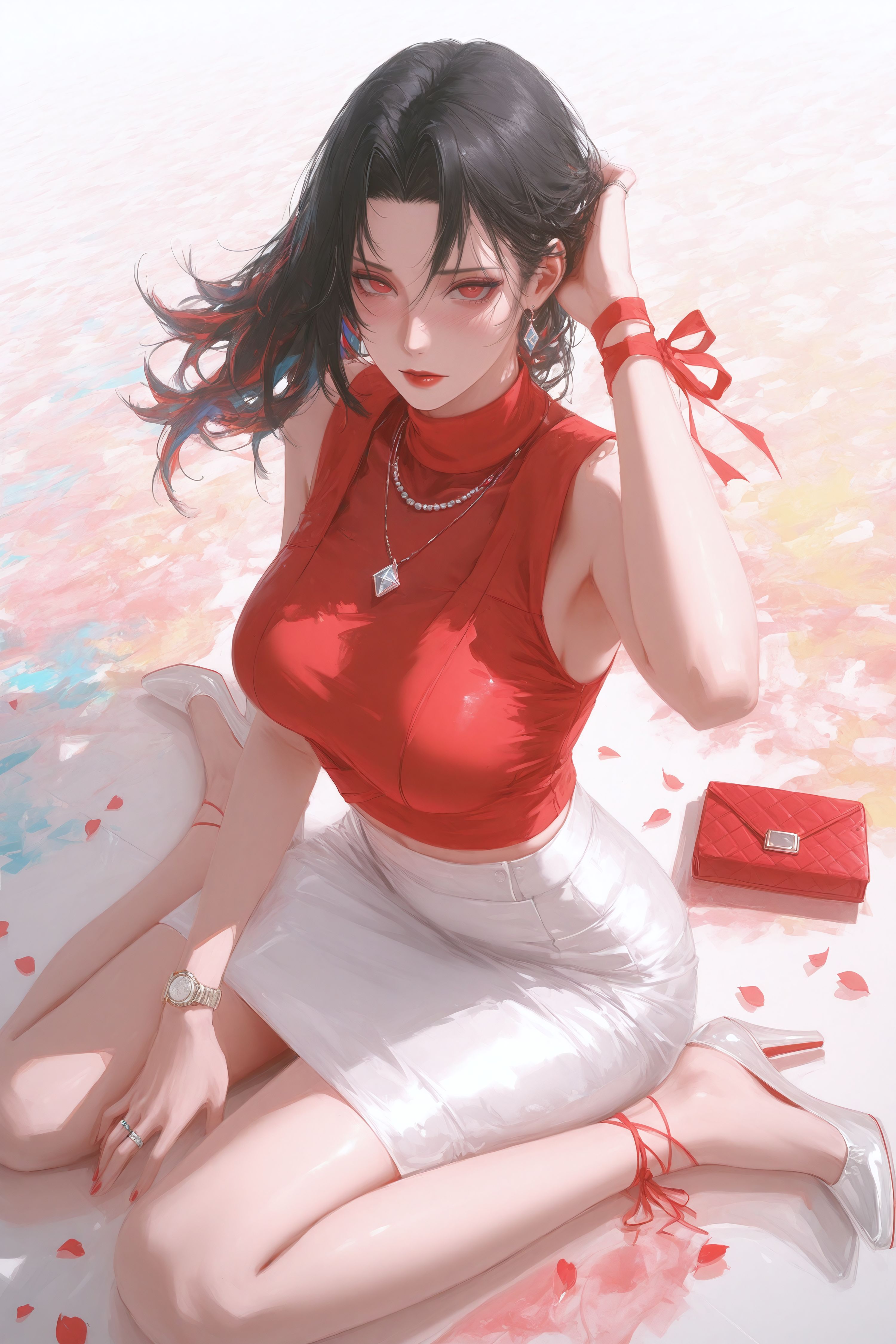 二次元火影忍者成熟的美，夕日红都市丽人，大长腿美腿高跟鞋,第3张