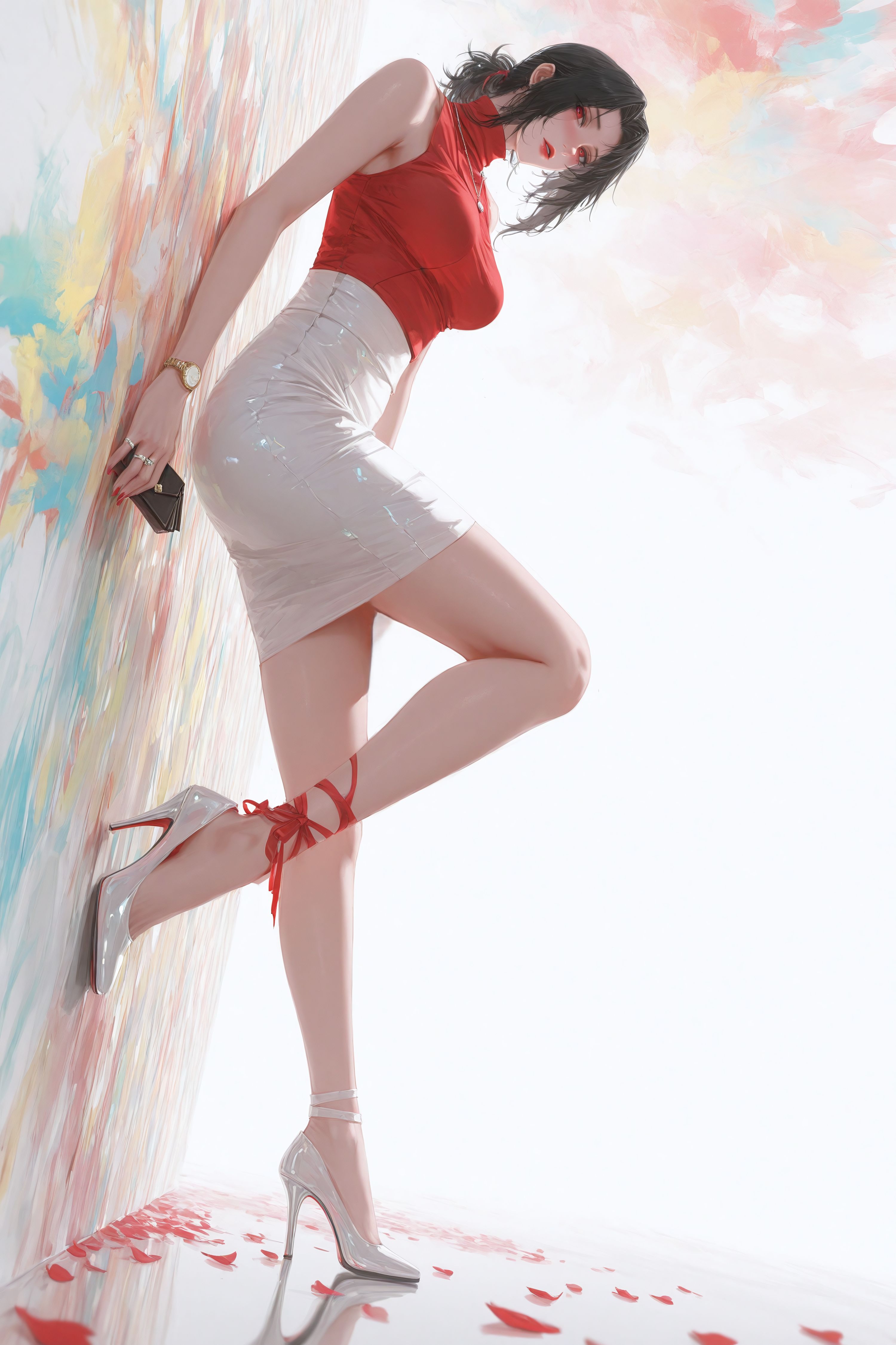 二次元火影忍者成熟的美，夕日红都市丽人，大长腿美腿高跟鞋,第7张