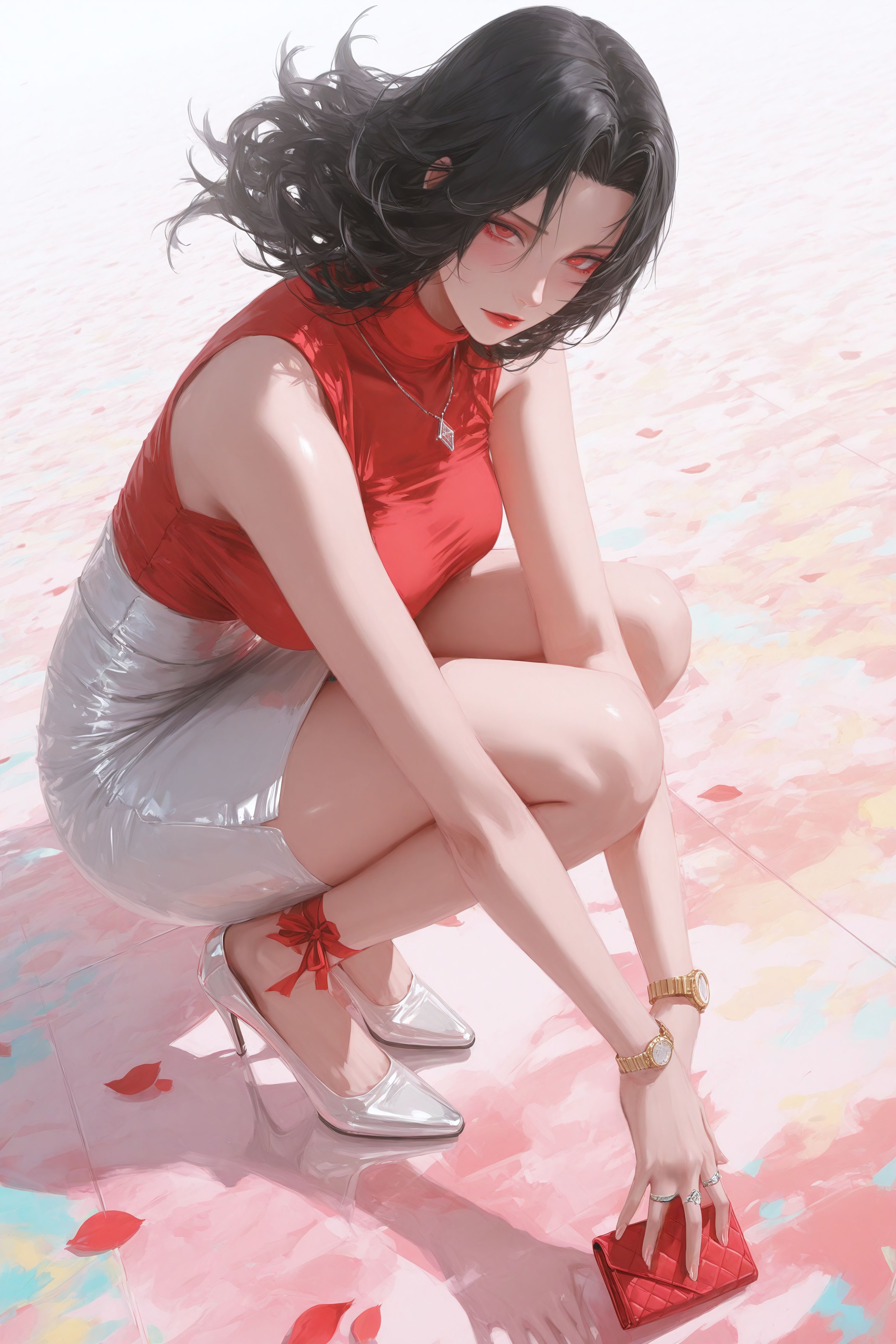 二次元火影忍者成熟的美，夕日红都市丽人，大长腿美腿高跟鞋,第8张