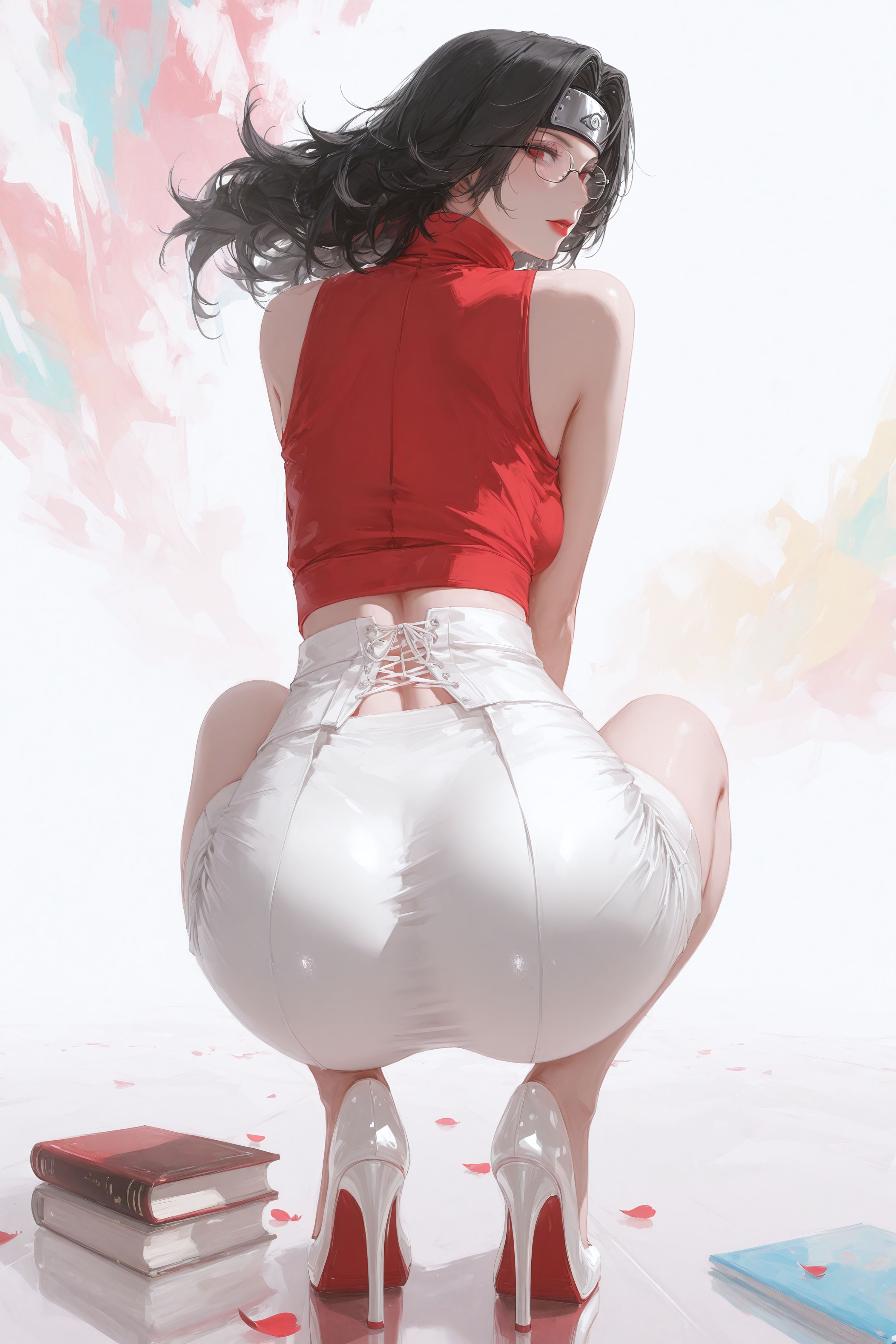 第二弹-二次元火影忍者成熟的美，夕日红都市丽人，大长腿美腿高跟鞋,第7张