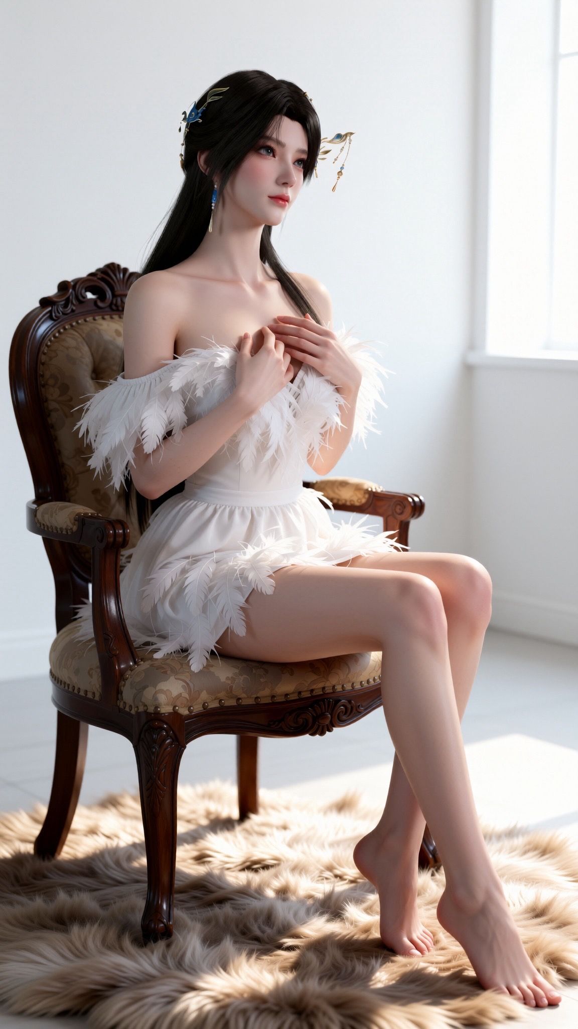 真人写实，这风格超好看的很喜欢-安妙依，现代版穿搭，国漫女神美女壁纸图片,第2张