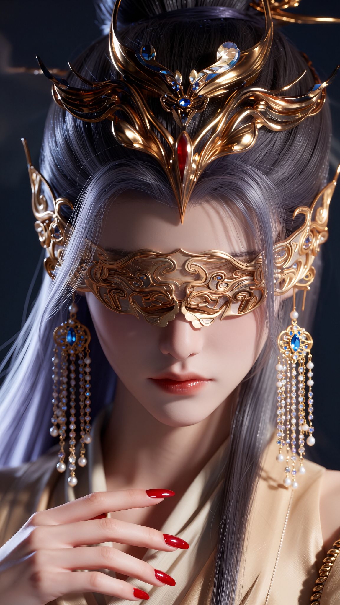 师兄啊师兄-云霄仙子，细节拉满的精美手机锁屏壁纸，弑神形态，国漫女神美女,第1张