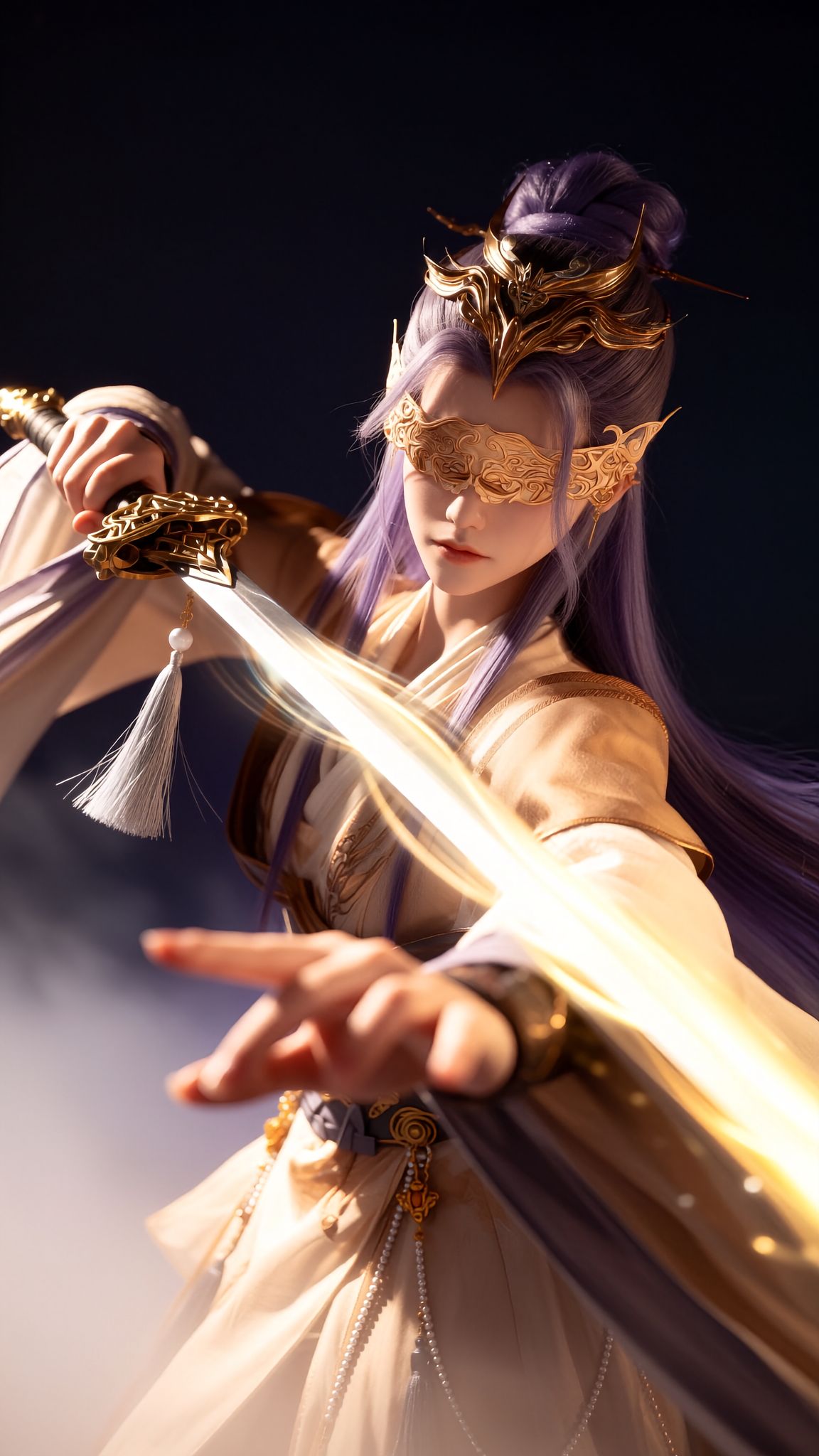 师兄啊师兄-云霄仙子，细节拉满的精美手机锁屏壁纸，弑神形态，国漫女神美女,第4张