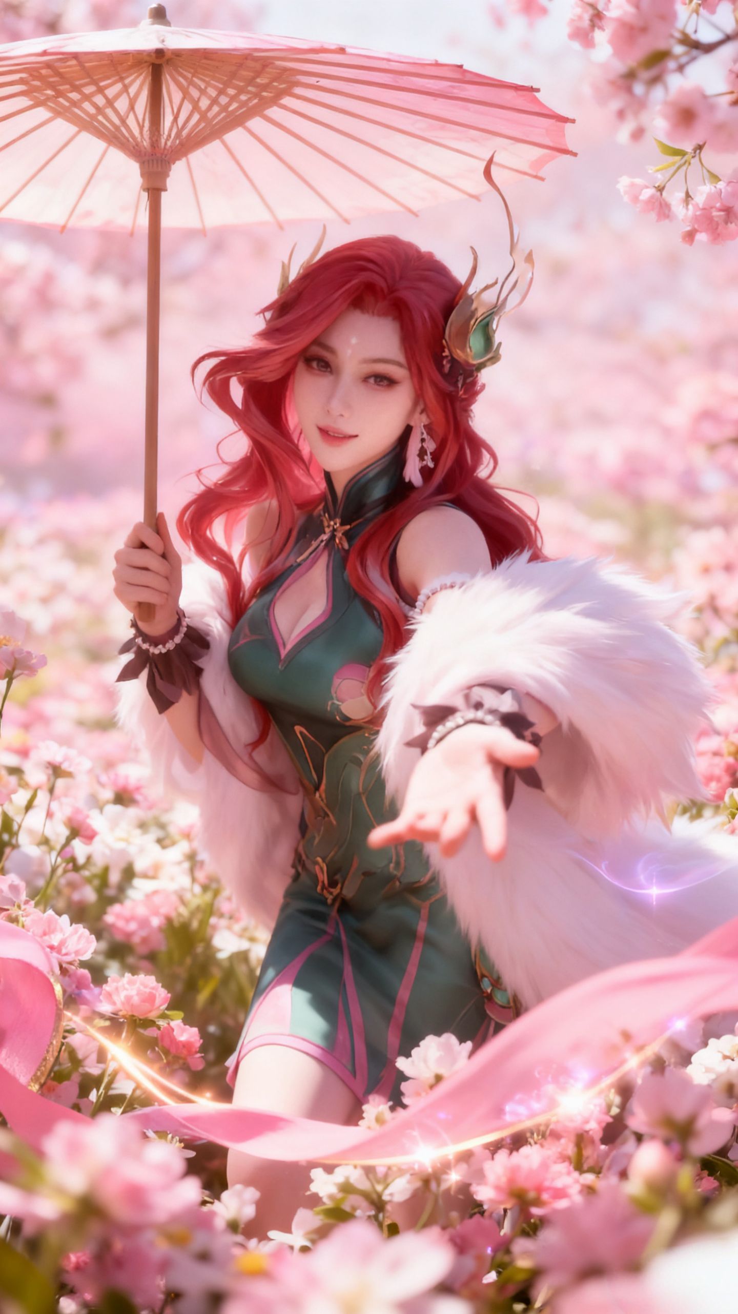 王者荣耀英雄花海二次元唯美壁纸，游戏角色大赏美图,第5张