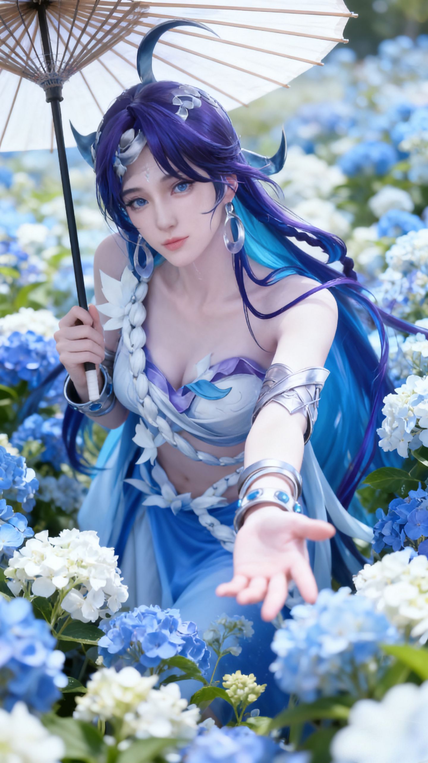 王者荣耀英雄花海二次元唯美壁纸，游戏角色大赏美图,第7张