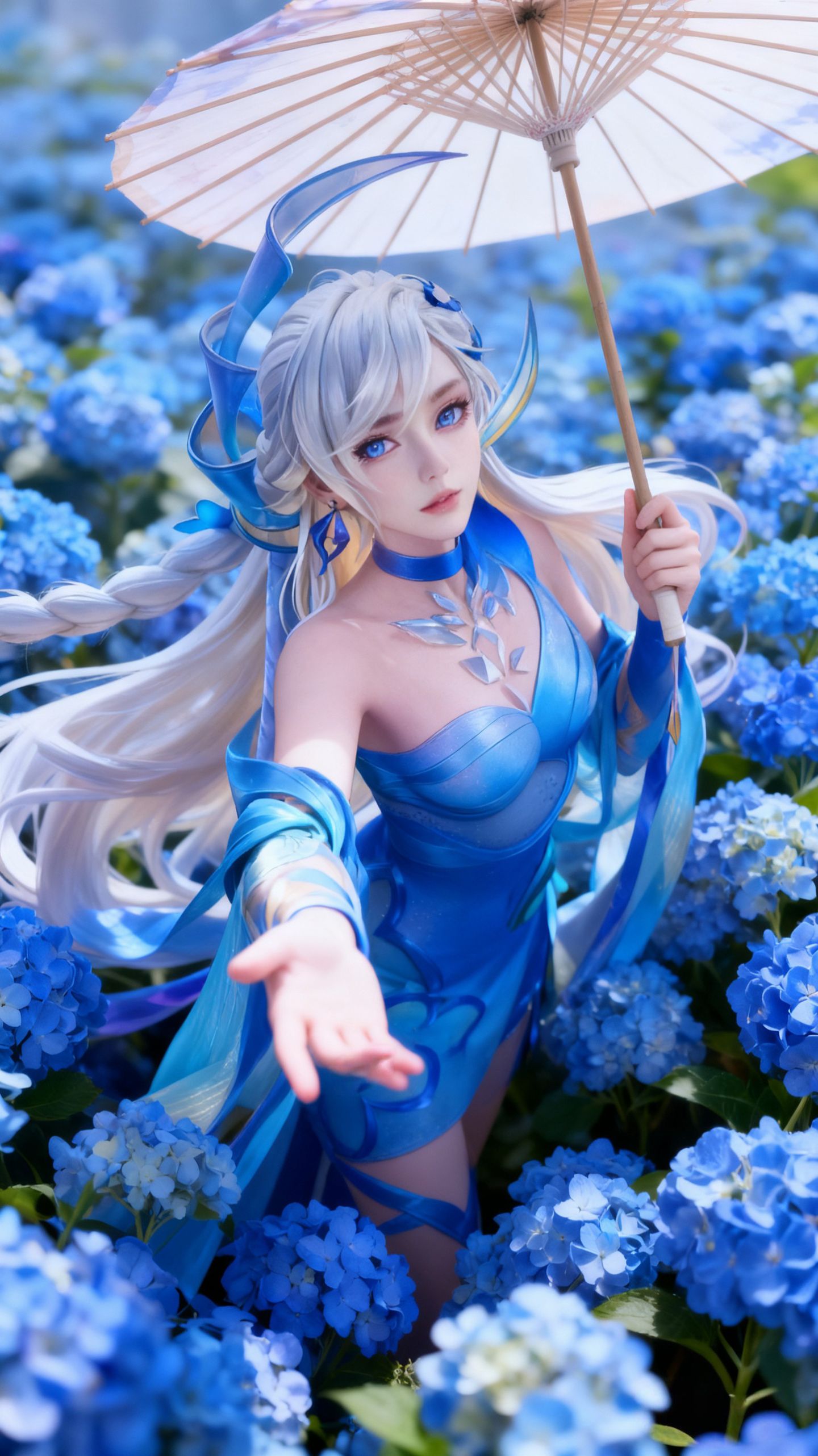 王者荣耀英雄花海二次元唯美壁纸，游戏角色大赏美图,第8张