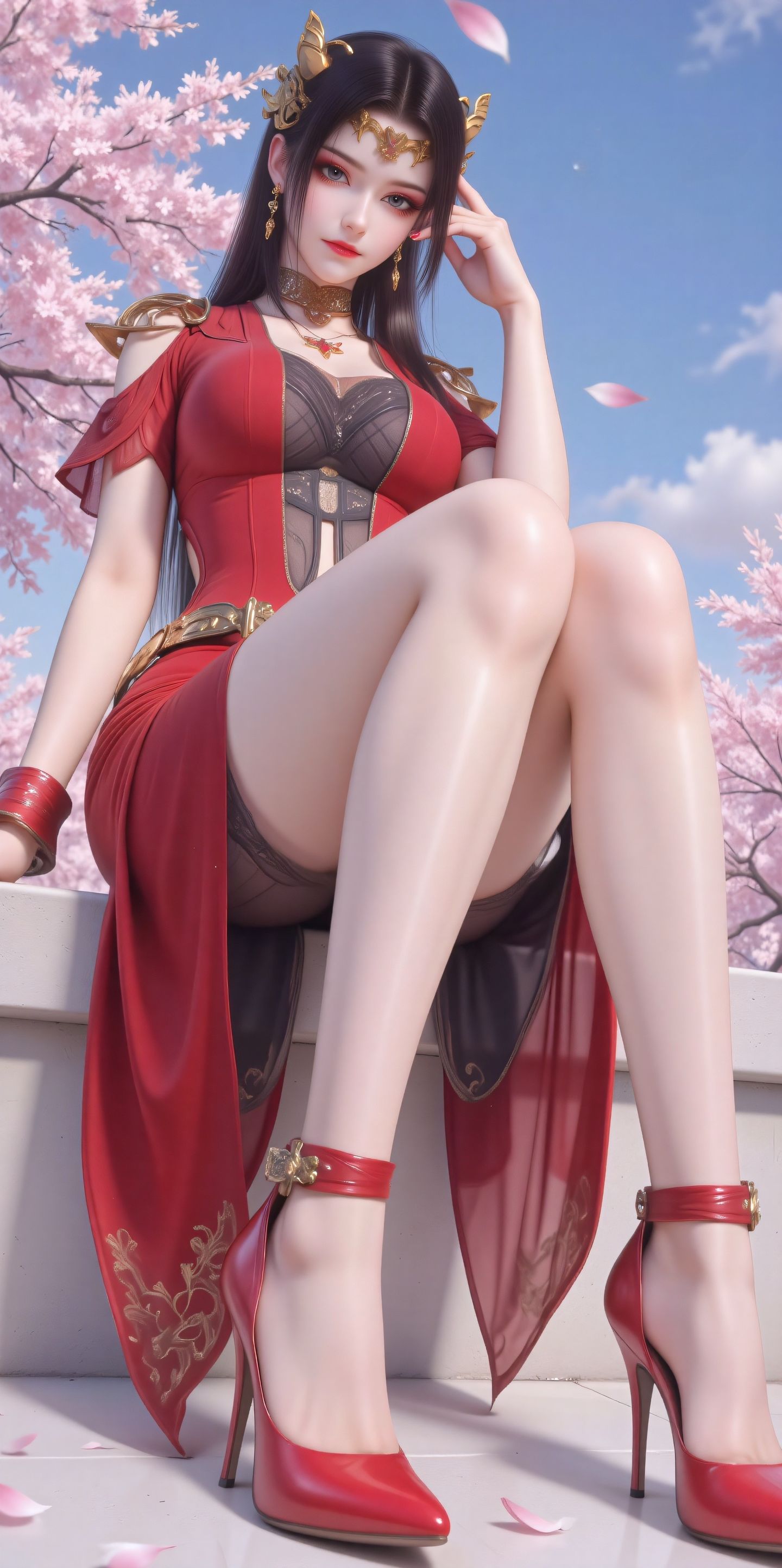 《斗破苍穹》美杜莎的腿真是要老命，动漫女主国漫女神美女壁纸，美腿大长腿,第2张