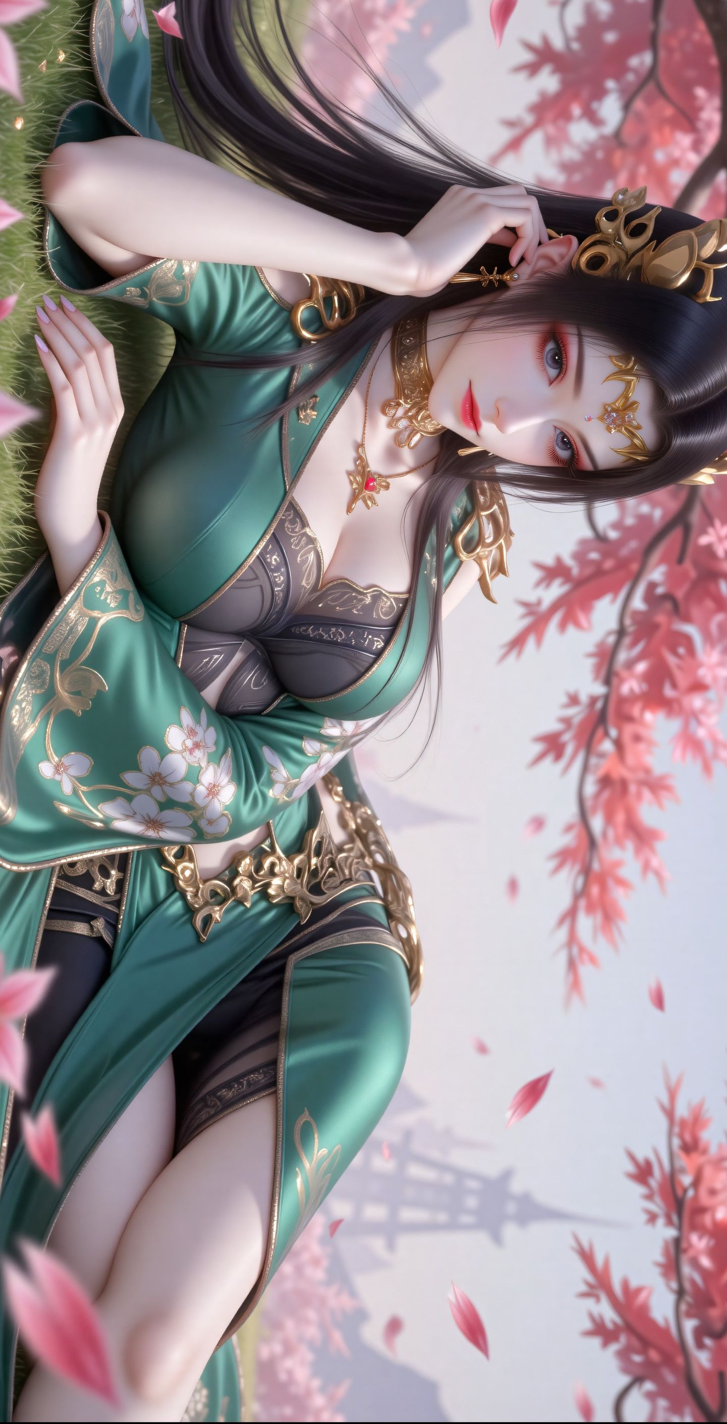 《斗破苍穹》美杜莎的腿真是要老命，动漫女主国漫女神美女壁纸，美腿大长腿,第4张