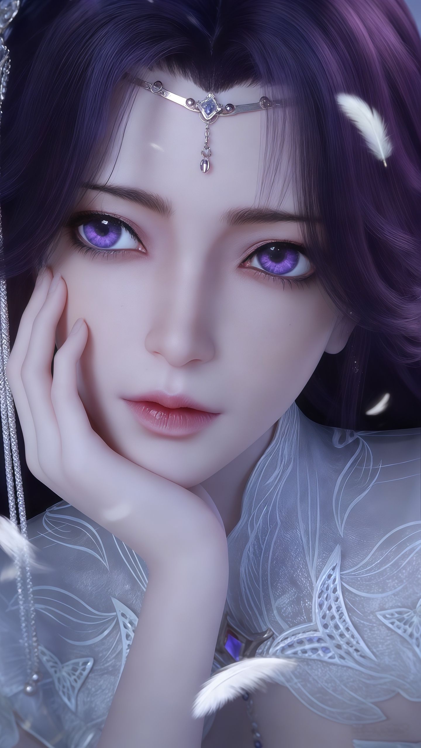 《完美世界》云曦动画国漫美女御姐，高颜值细节美感，动漫角色人物,第3张