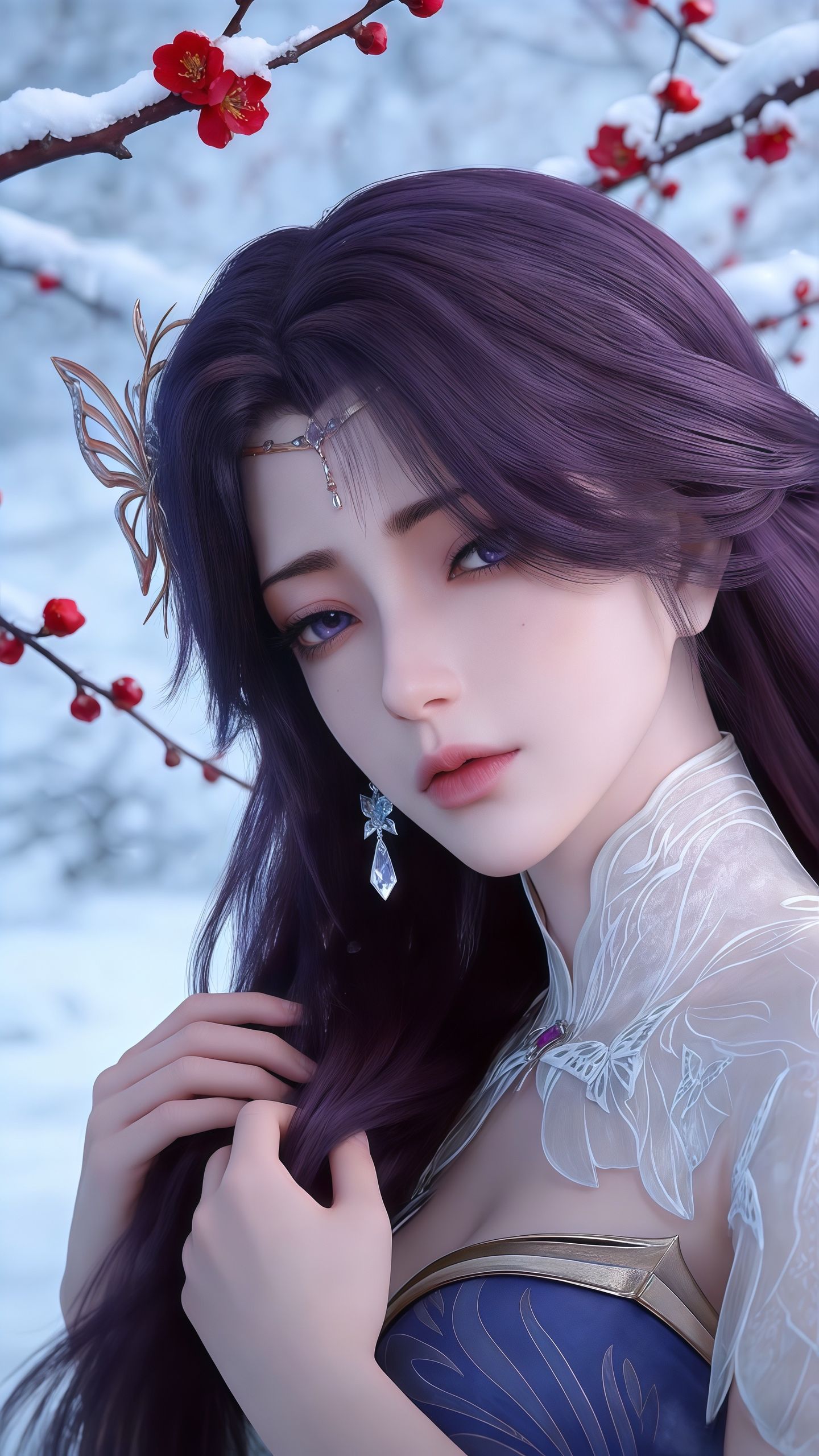 《完美世界》云曦动画国漫美女御姐，高颜值细节美感，动漫角色人物,第2张