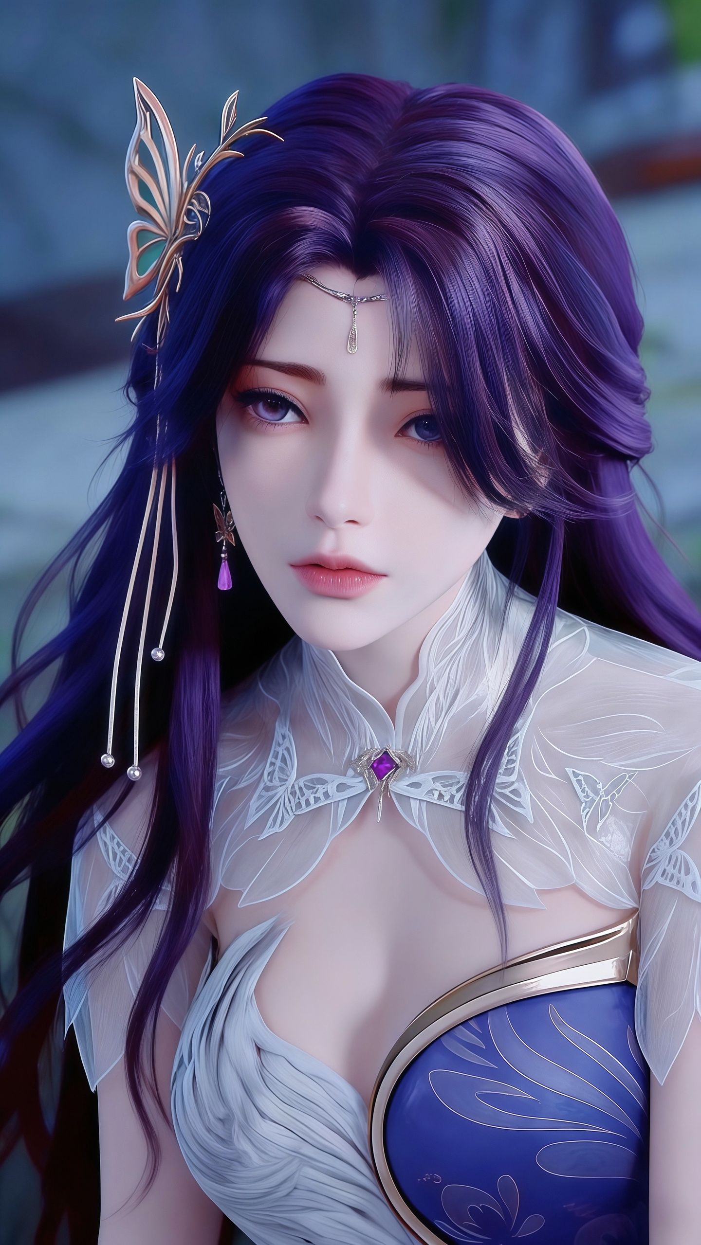 《完美世界》云曦动画国漫美女御姐，高颜值细节美感，动漫角色人物,第4张