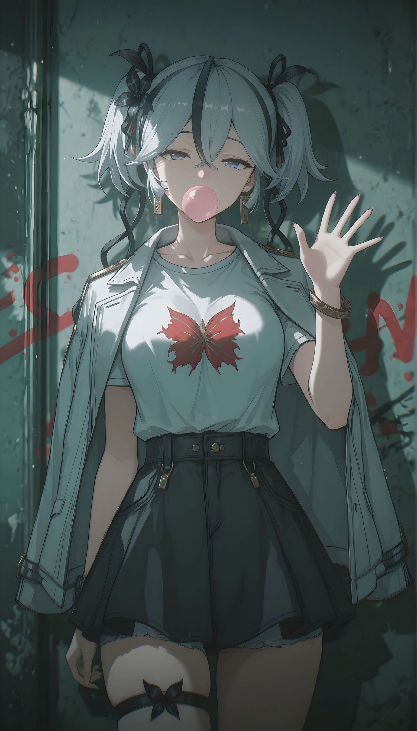 鸣潮莫宁，ai绘画作图壁纸分享，高清美感十足,第3张