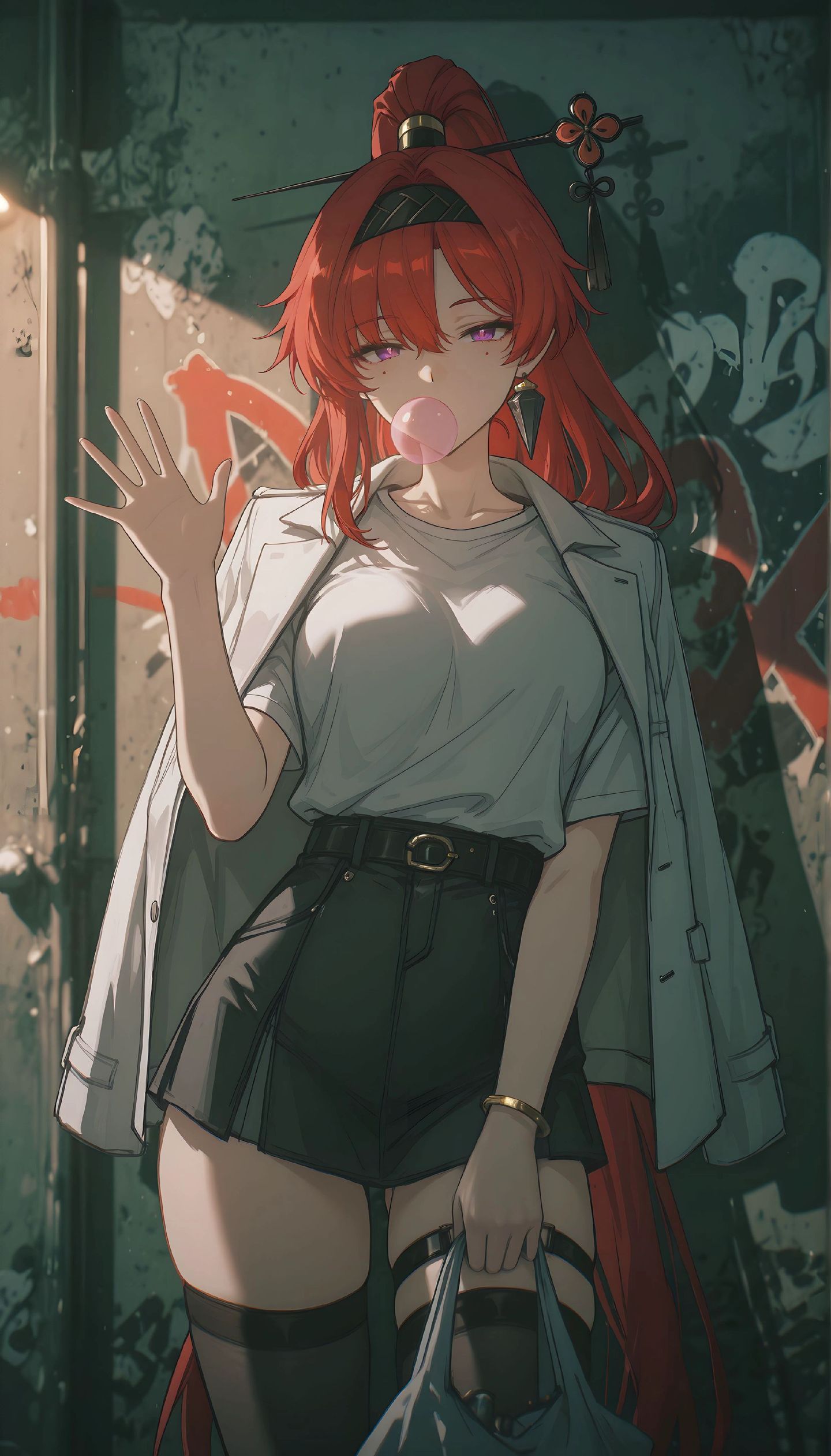 鸣潮莫宁，ai绘画作图壁纸分享，高清美感十足,第4张