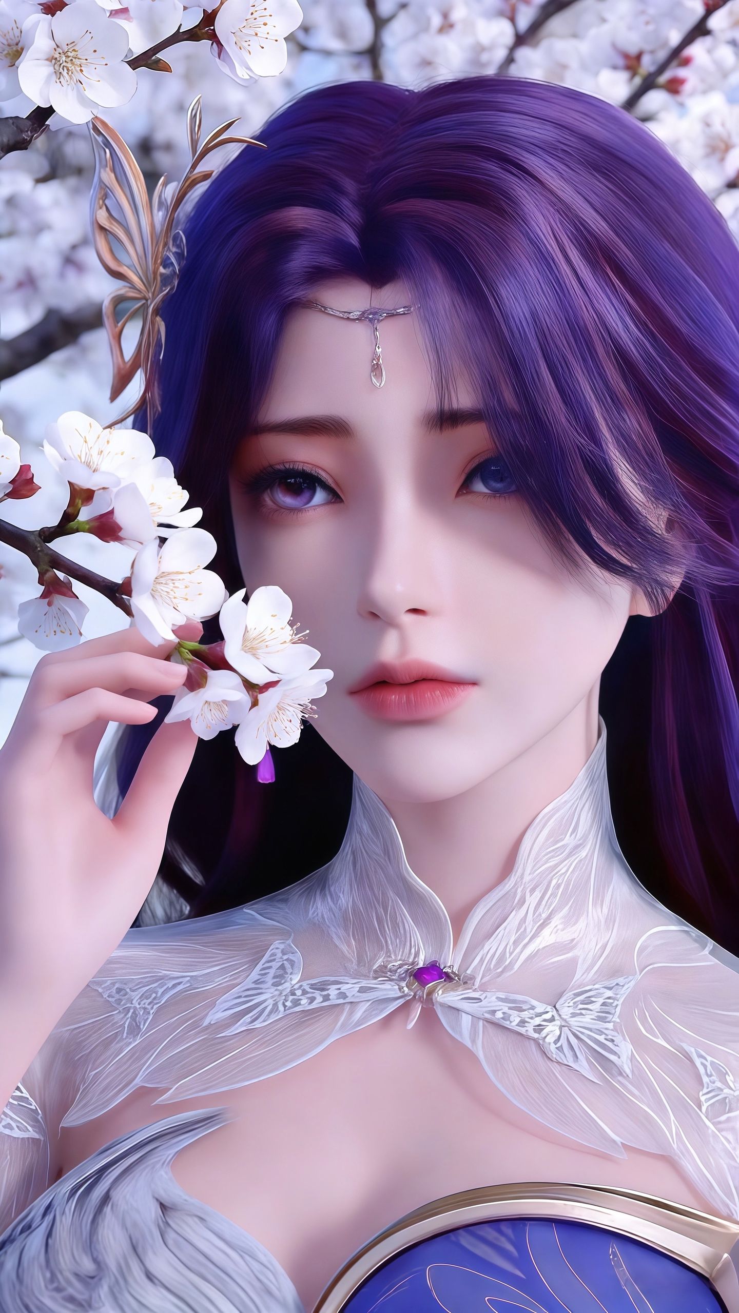 《完美世界》云曦动漫国漫美女御姐，高颜值细节美感手机壁纸,第1张