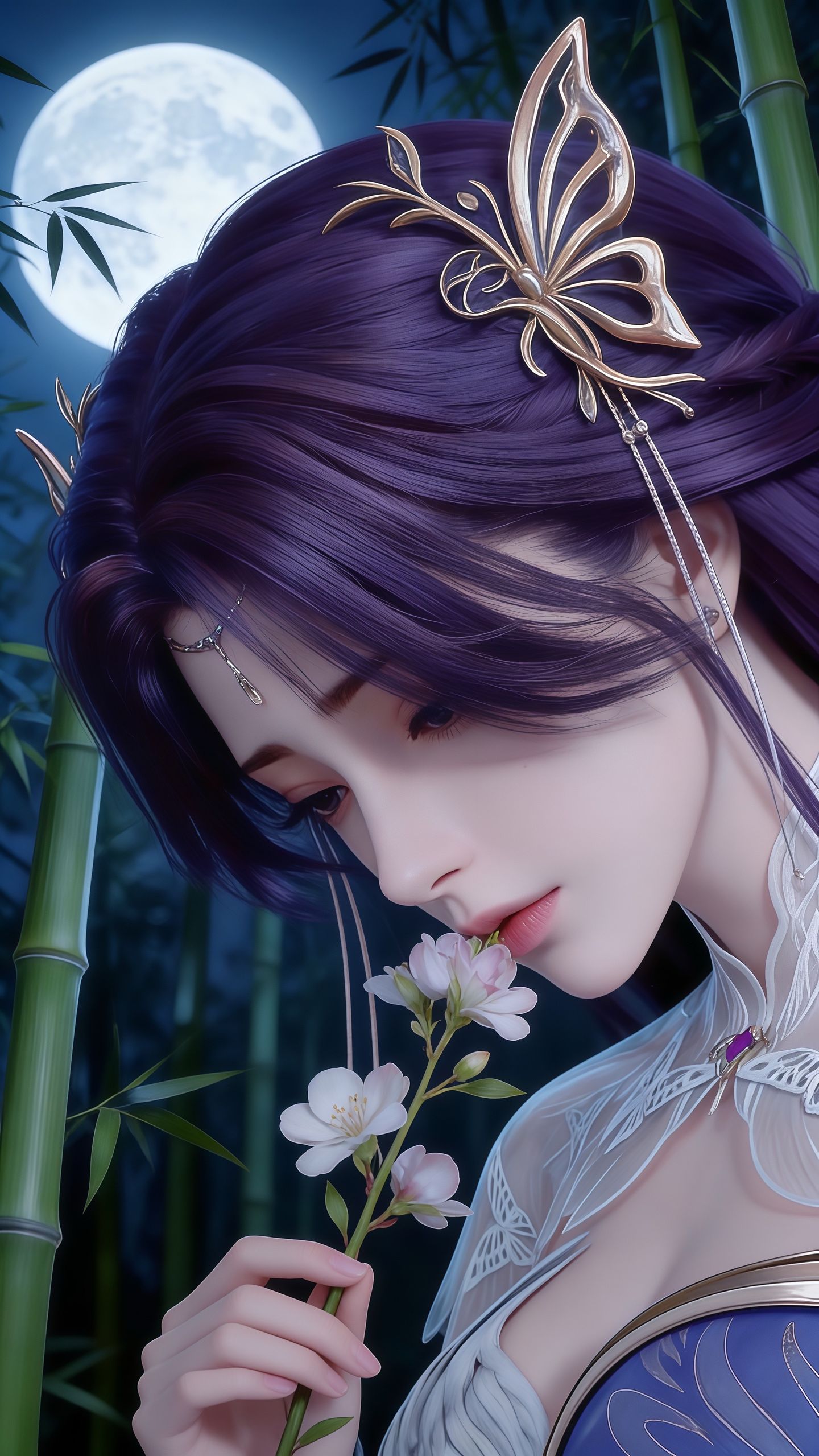 《完美世界》云曦动漫国漫美女御姐，高颜值细节美感手机壁纸,第2张