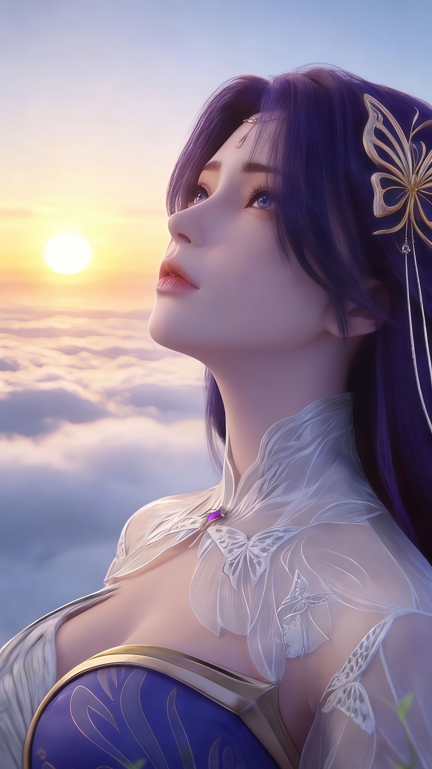 《完美世界》云曦动漫国漫美女御姐，高颜值细节美感手机壁纸,第5张