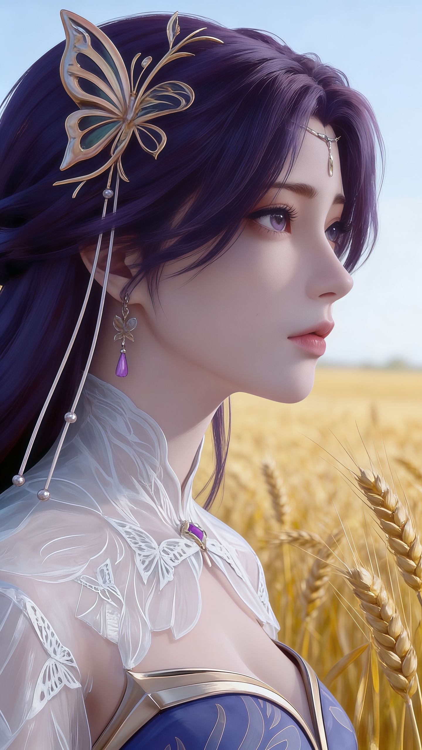 《完美世界》云曦动漫国漫美女御姐，高颜值细节美感手机壁纸,第7张