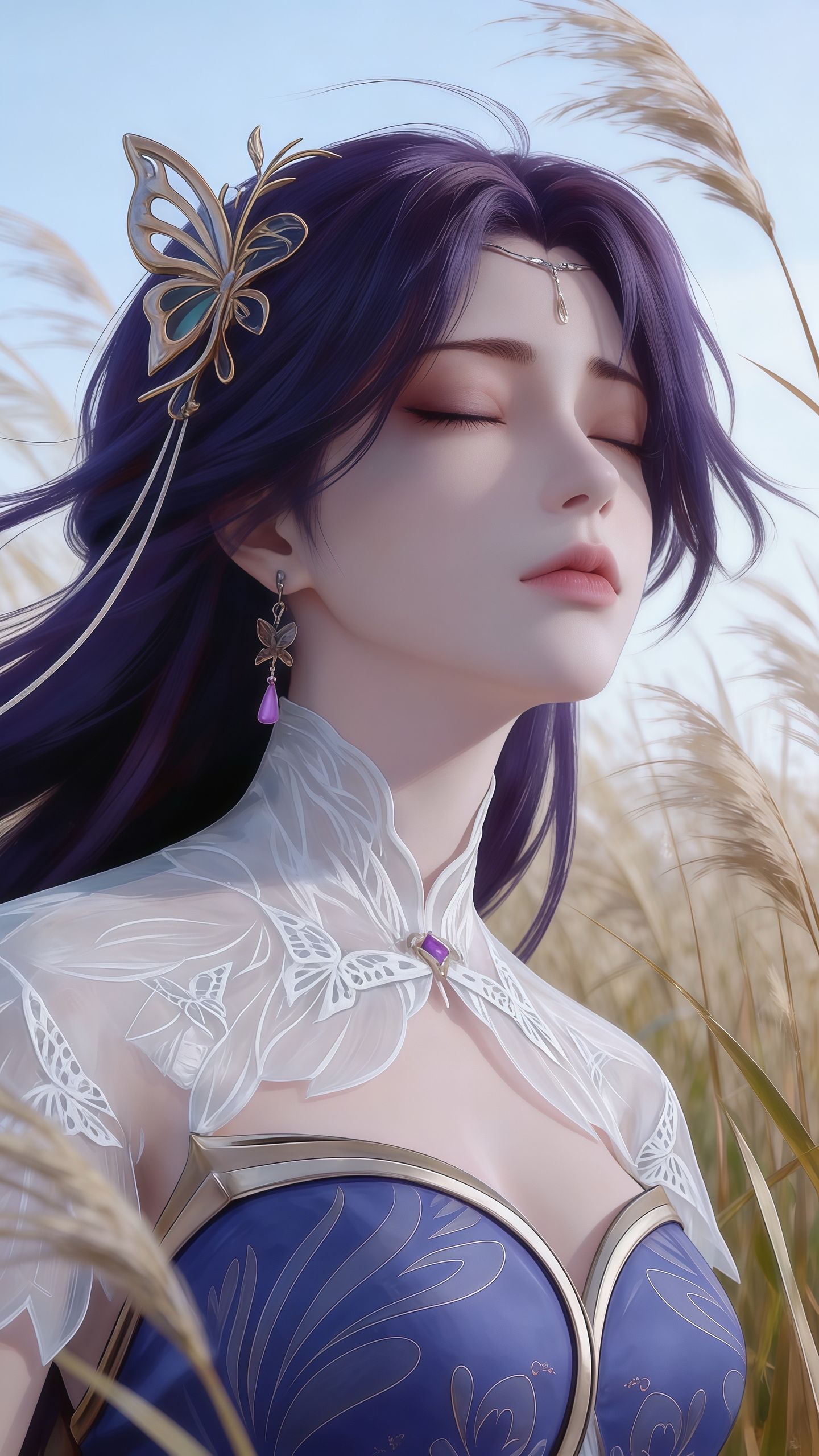 《完美世界》云曦动漫国漫美女御姐，高颜值细节美感手机壁纸,第6张