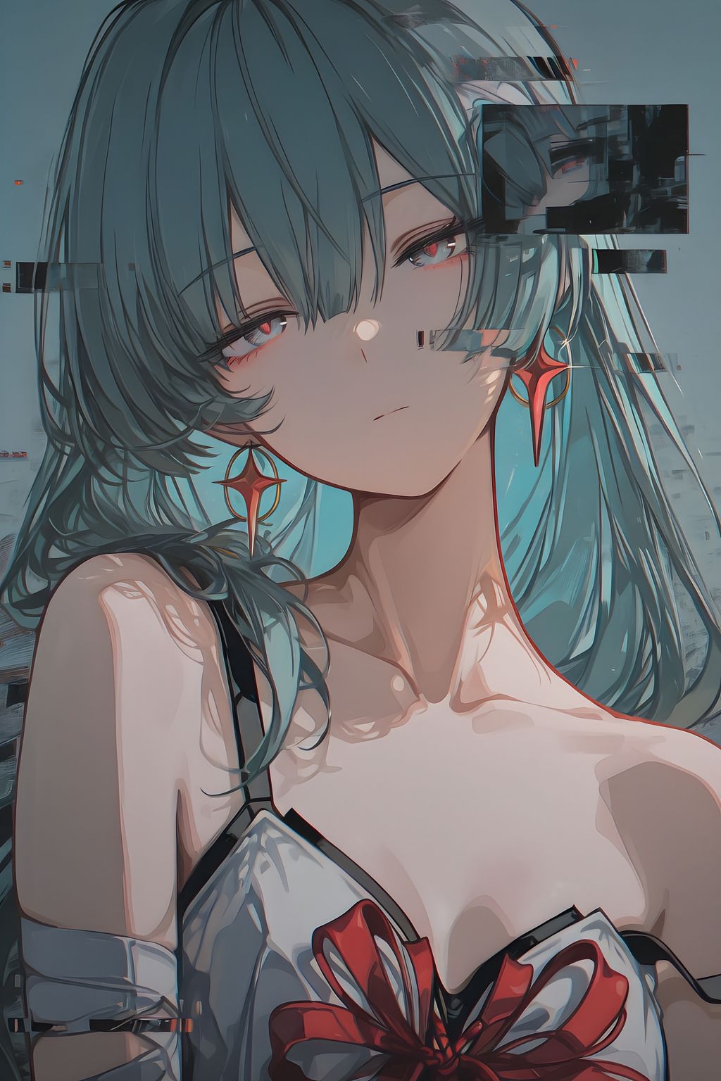 叠影美感，二次元游戏鸣潮角色人物ai绘画高清壁纸图片福利,第2张