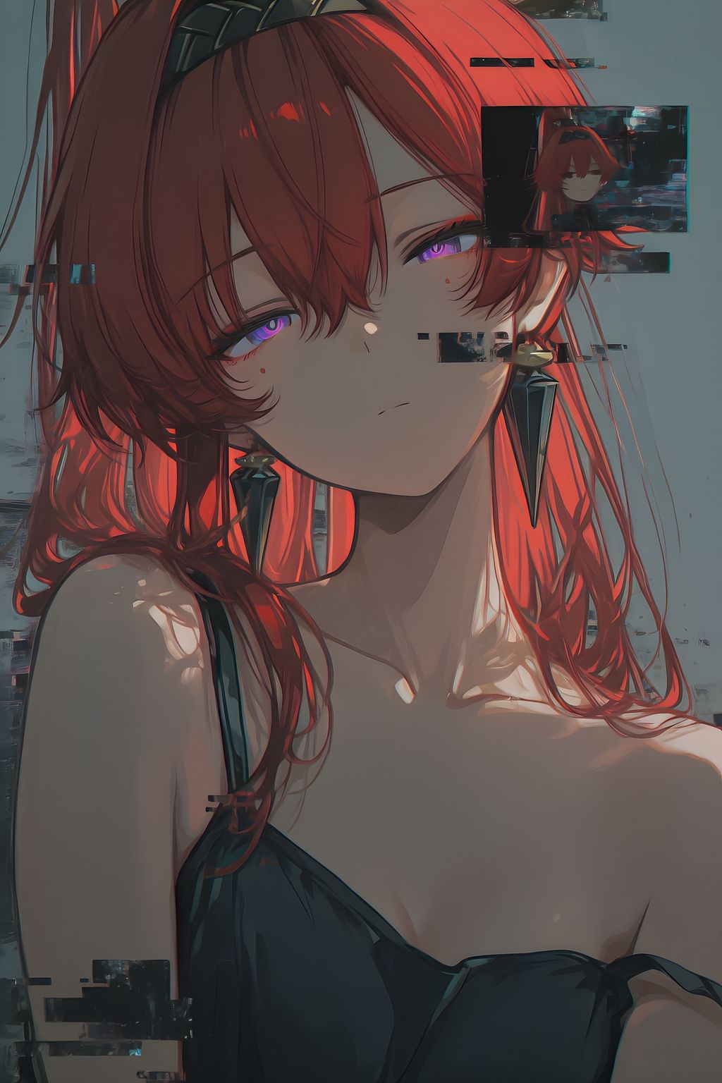 叠影美感，二次元游戏鸣潮角色人物ai绘画高清壁纸图片福利,第4张