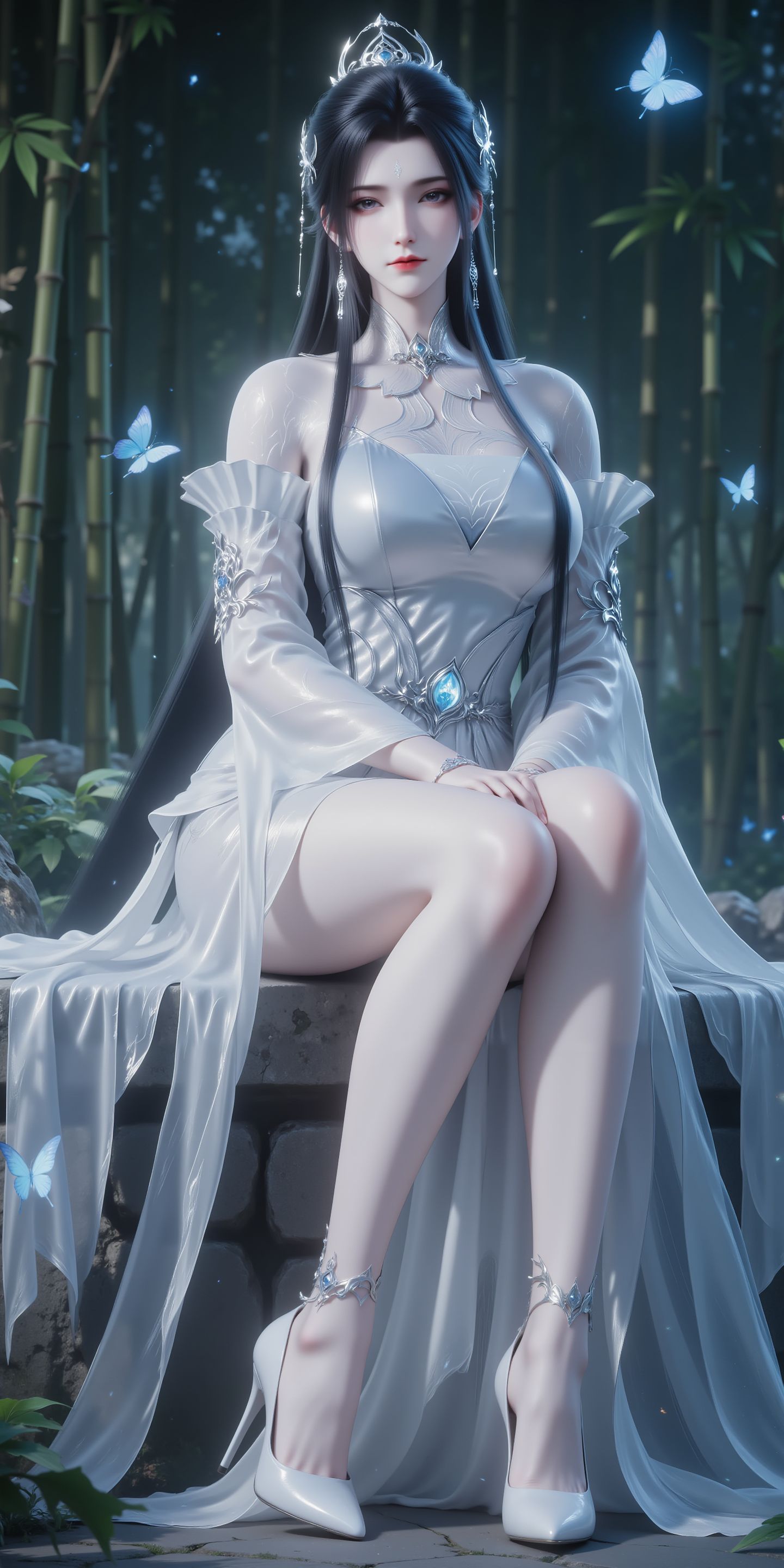 诛仙肉感御姐陆雪琪喜欢吗，动漫动画国漫女主手机壁纸，肉肉腿大长腿,第4张