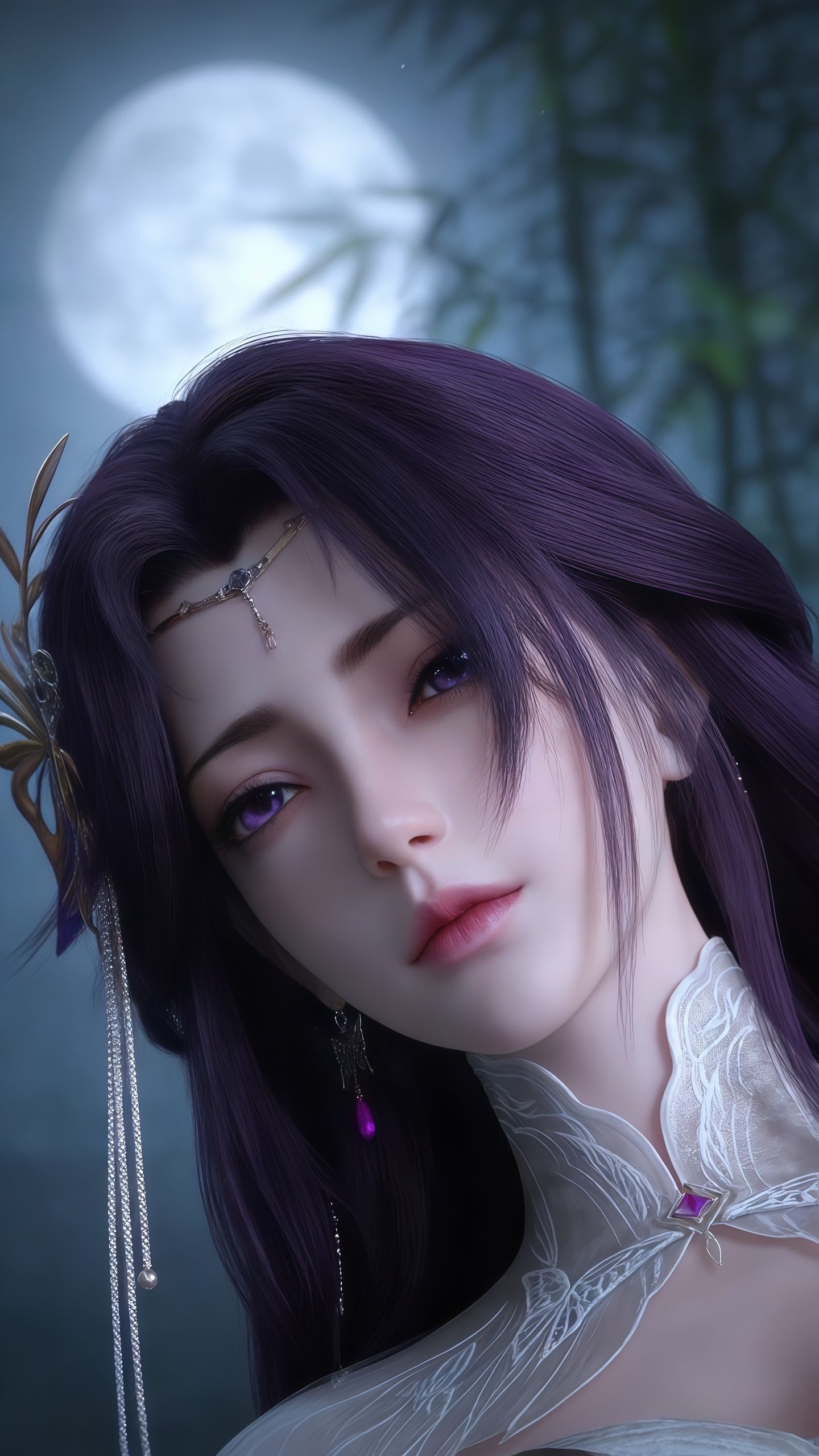 《完美世界》云曦新建模，动漫国漫美女御姐，高颜值细节美感手机壁纸,第1张