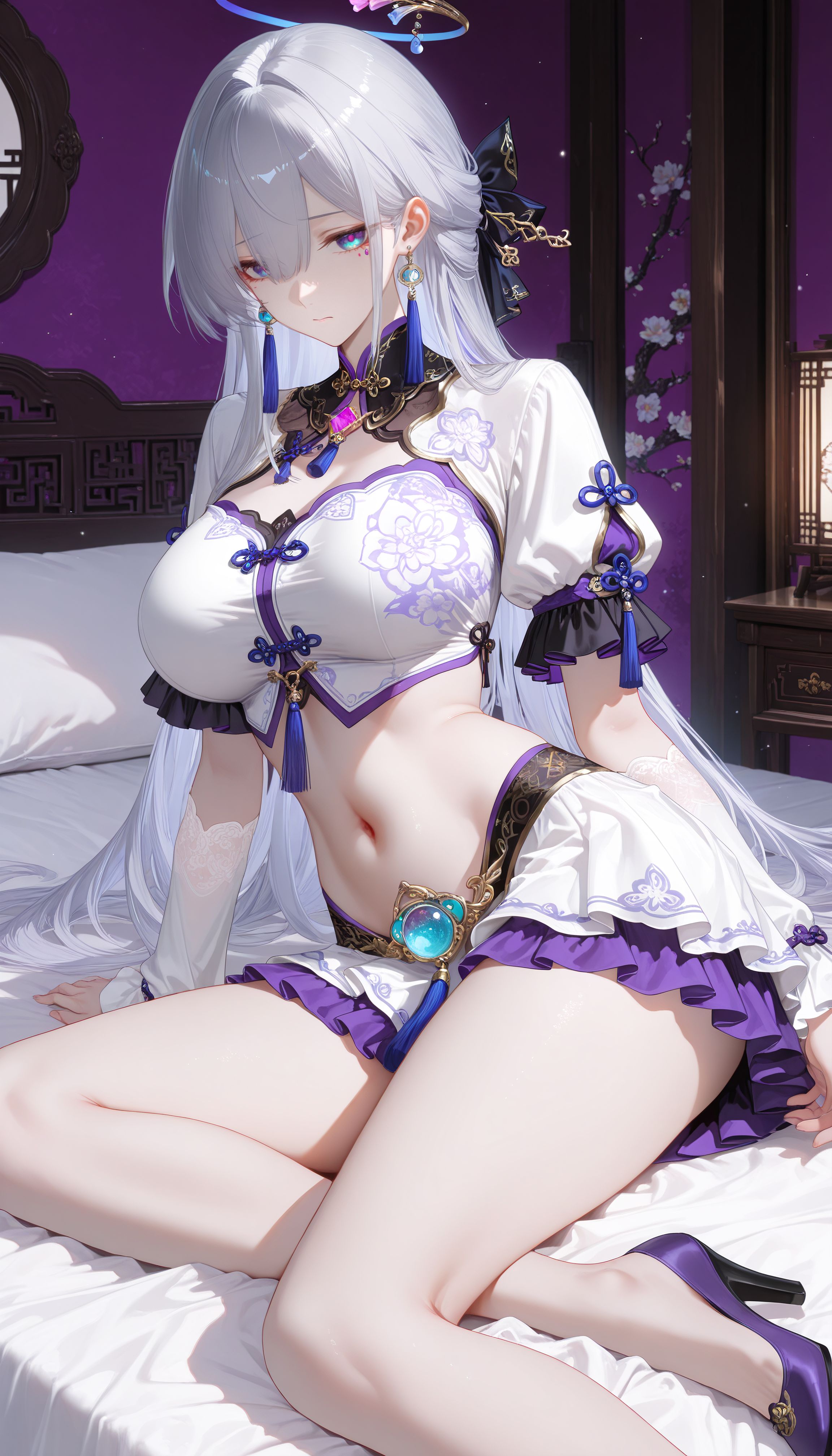 《崩坏星穹铁道》黑天鹅、知更鸟，二次元女仆装高跟鞋大长腿美感十足,第1张